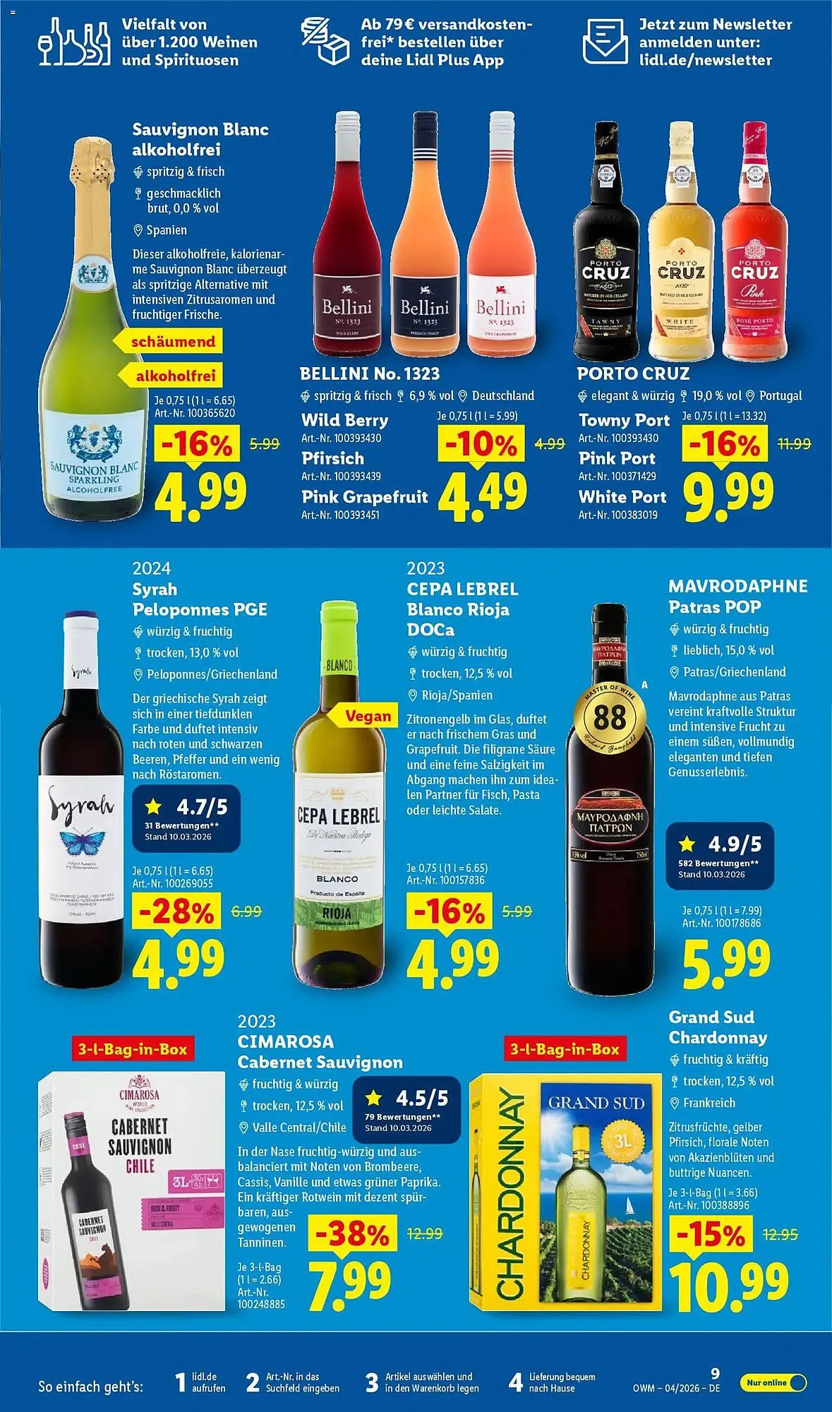 Lidl Prospekt von 1. April bis 30. April 2026 - Prospekt seite 9
