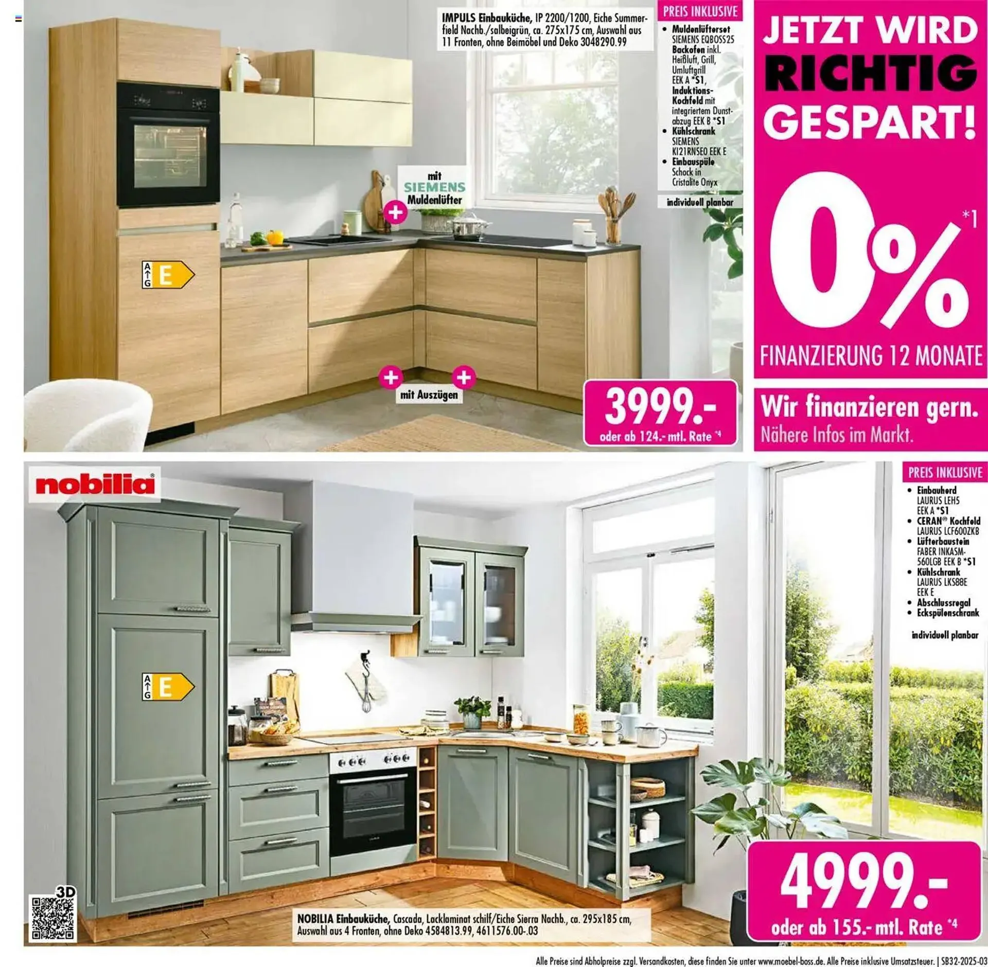 Möbel Boss Prospekt von 2. August bis 8. August 2025 - Prospekt seite 3