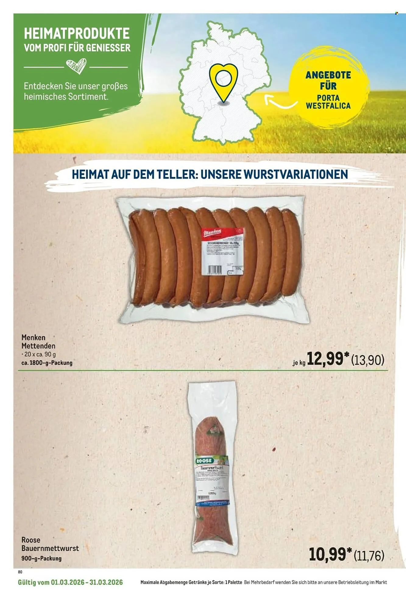 METRO Prospekt von 1. März bis 31. März 2026 - Prospekt seite 44