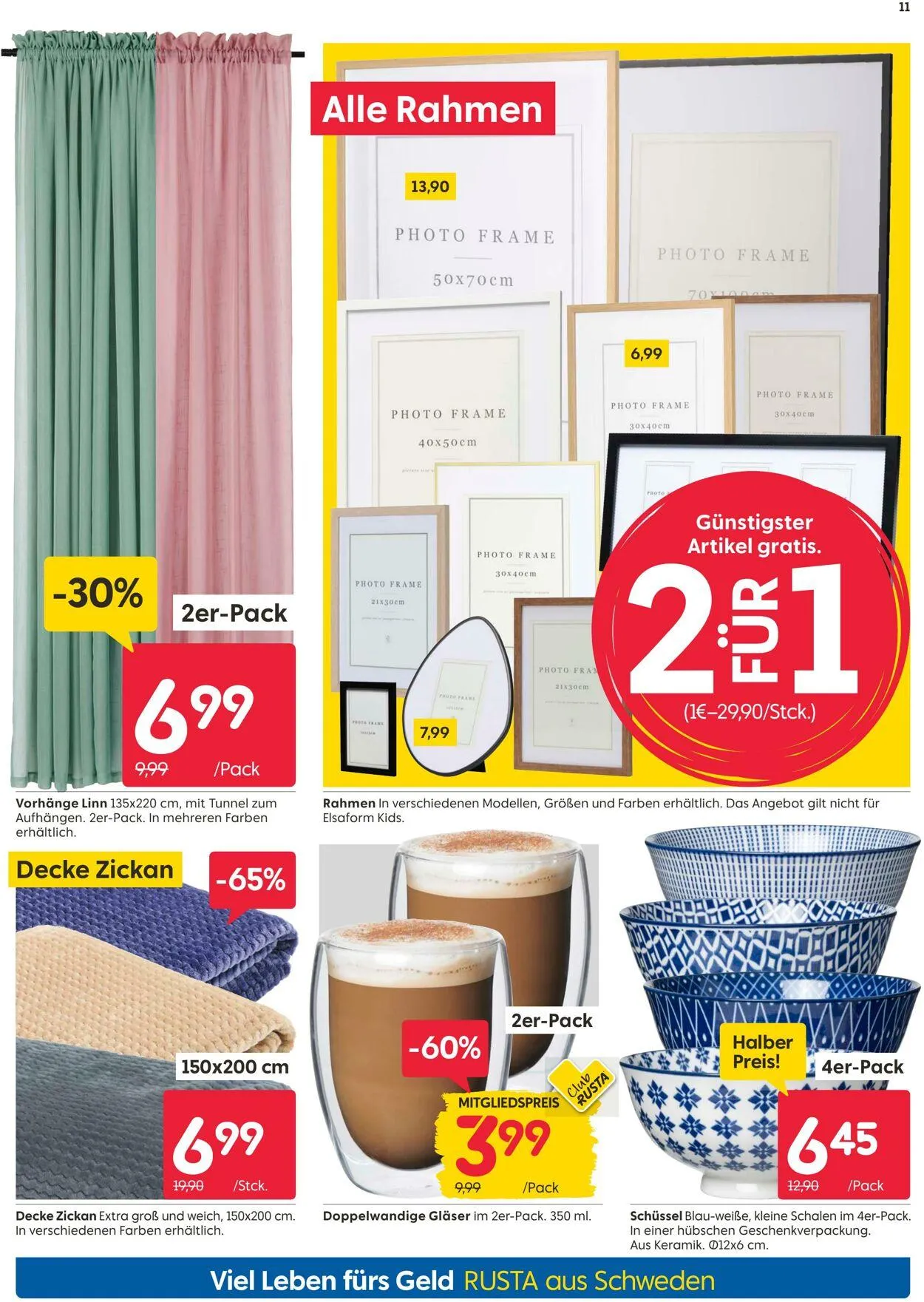 Rusta von 20. Oktober bis 3. November 2025 - Prospekt seite 11