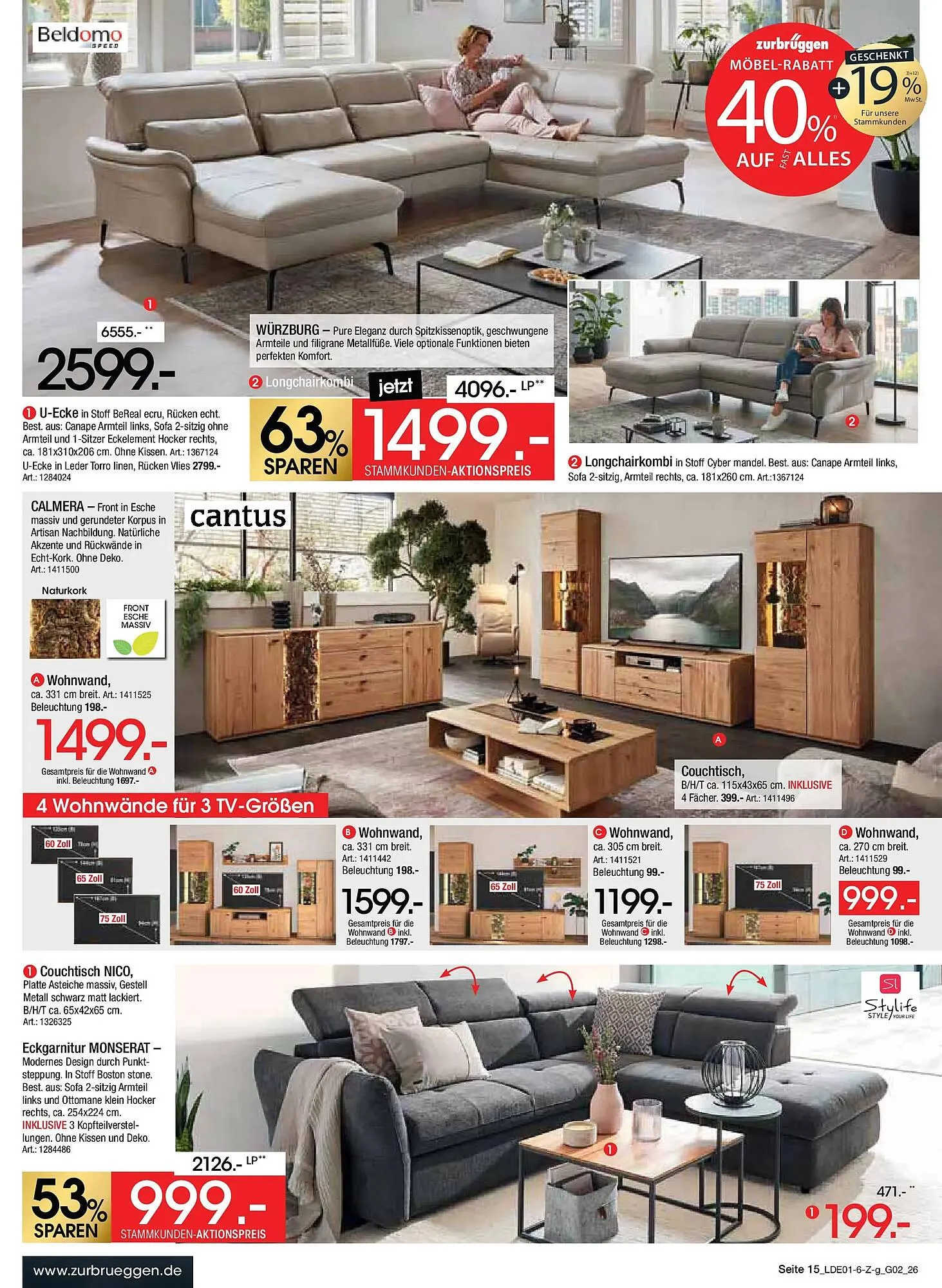 Zurbrüggen Prospekt von 30. Januar bis 14. Februar 2026 - Prospekt seite 15