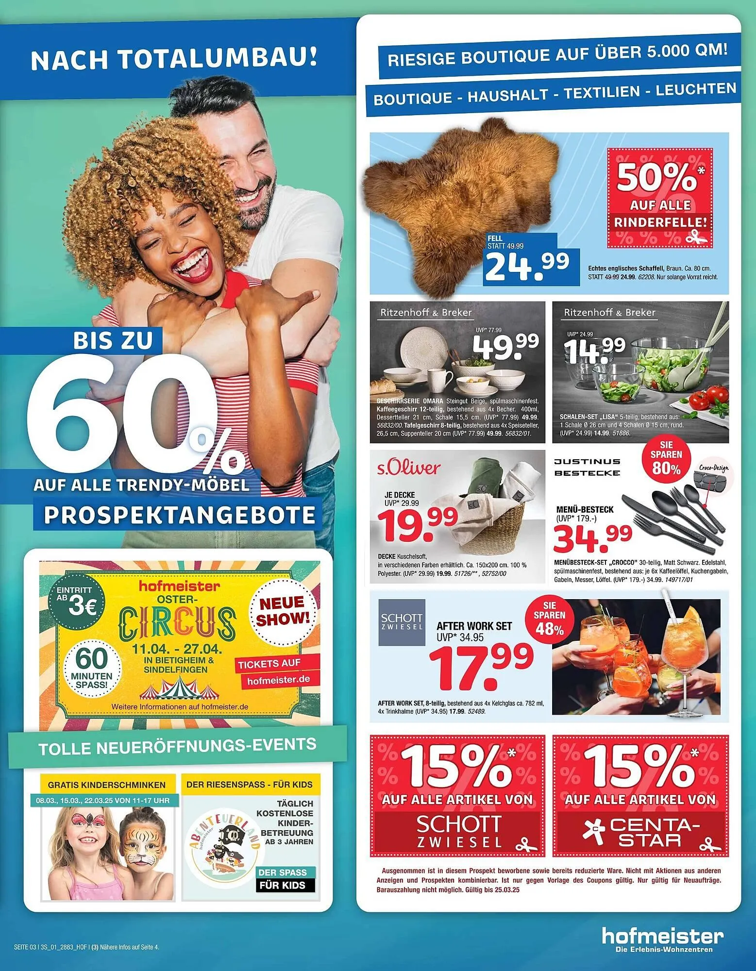 Hofmeister Prospekt von 5. März bis 25. März 2025 - Prospekt seite 3