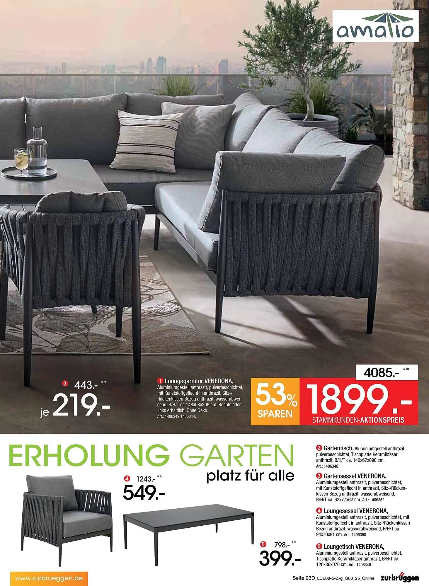 Zurbrüggen Prospekt von 2. August bis 23. August 2025 - Prospekt seite 45