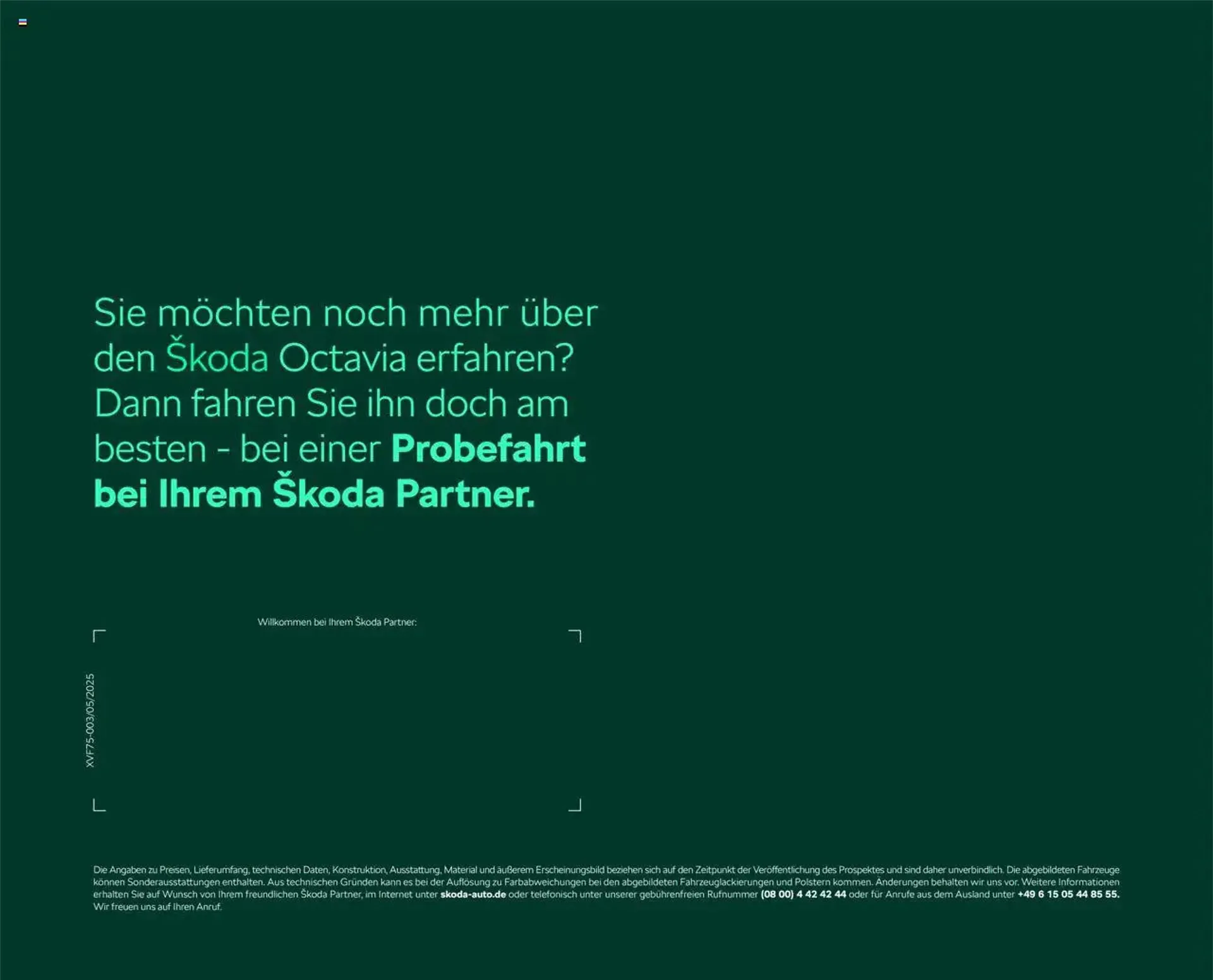 Skoda Prospekt von 10. September bis 31. Juli 2026 - Prospekt seite 20