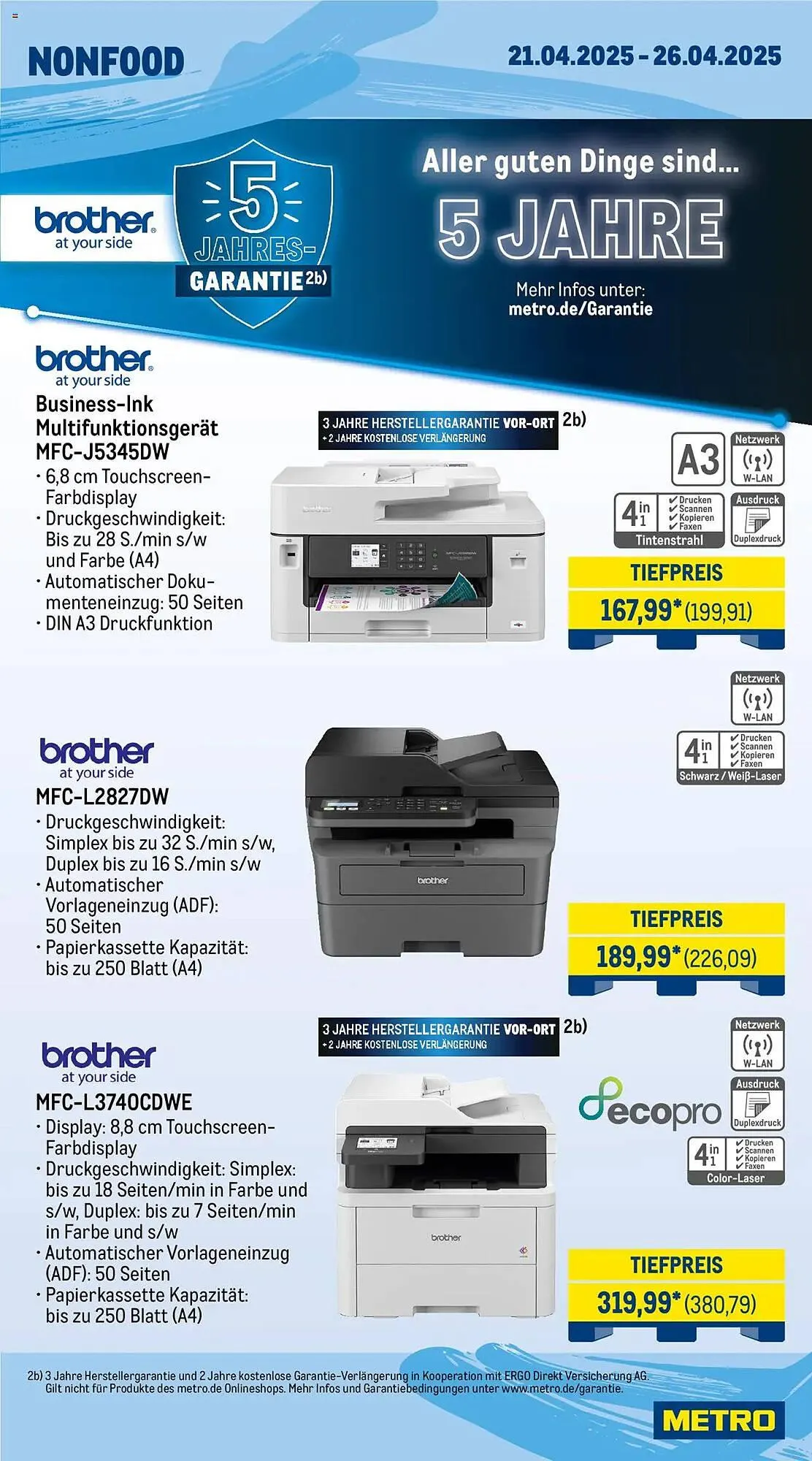 METRO Prospekt von 21. April bis 26. April 2025 - Prospekt seite 22