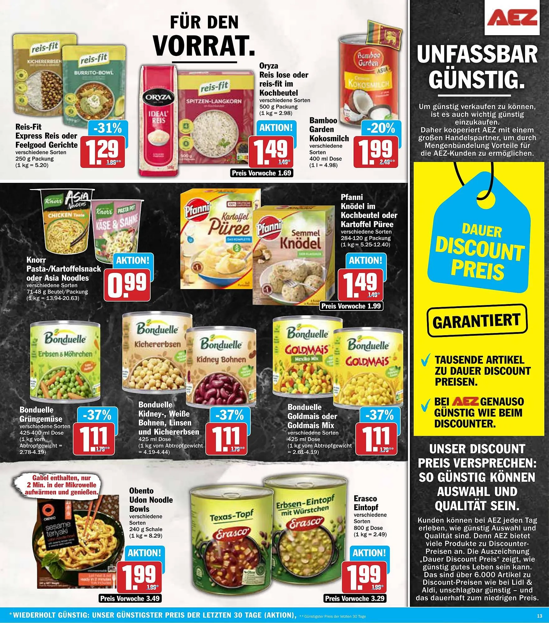 AEZ Prospekt von 2. Juni bis 7. Juni 2025 - Prospekt seite 13