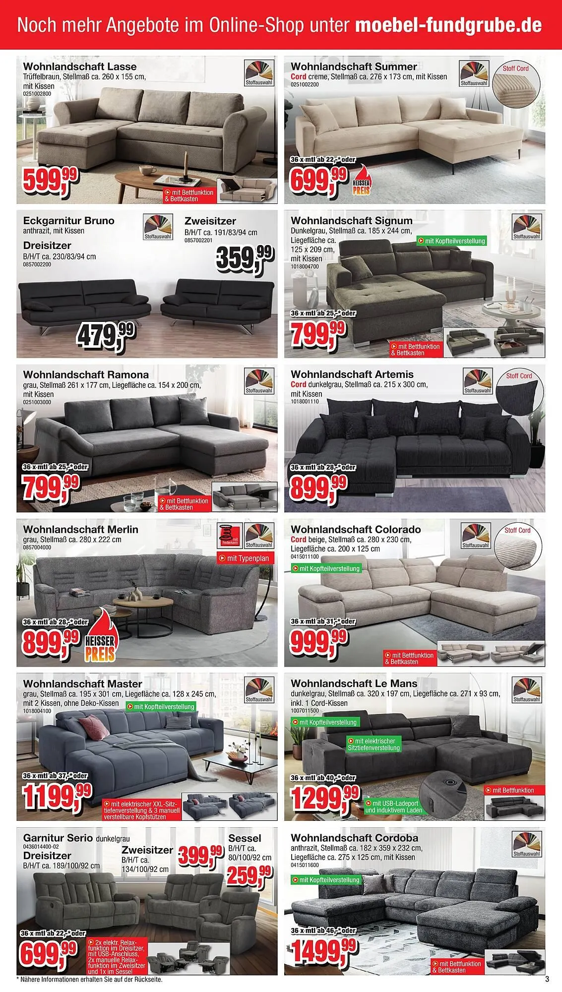 Möbelfundgrube Prospekt von 22. Mai bis 4. Juni 2025 - Prospekt seite 3