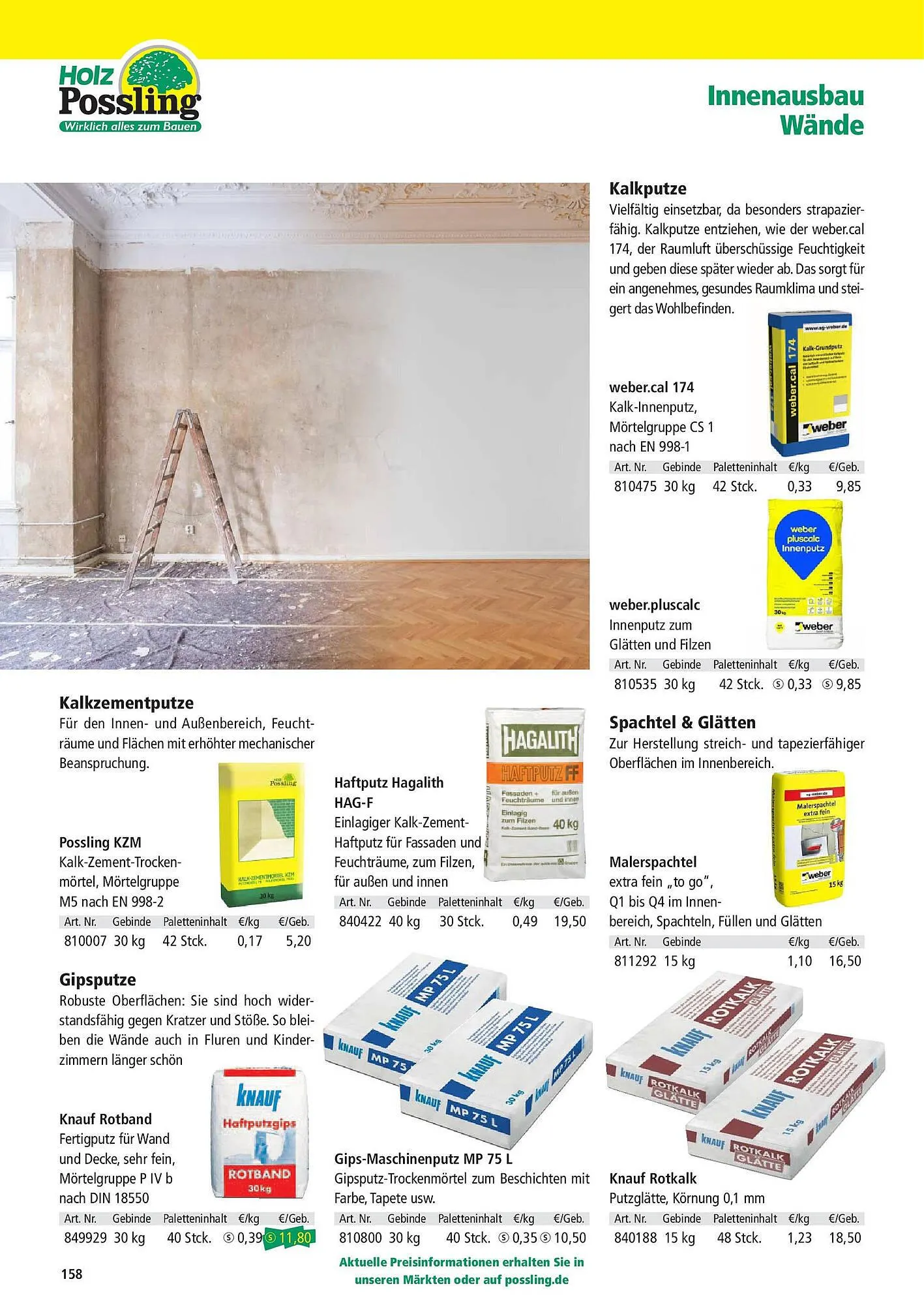 Holz Possling Prospekt von 31. März bis 30. Juni 2025 - Prospekt seite 158