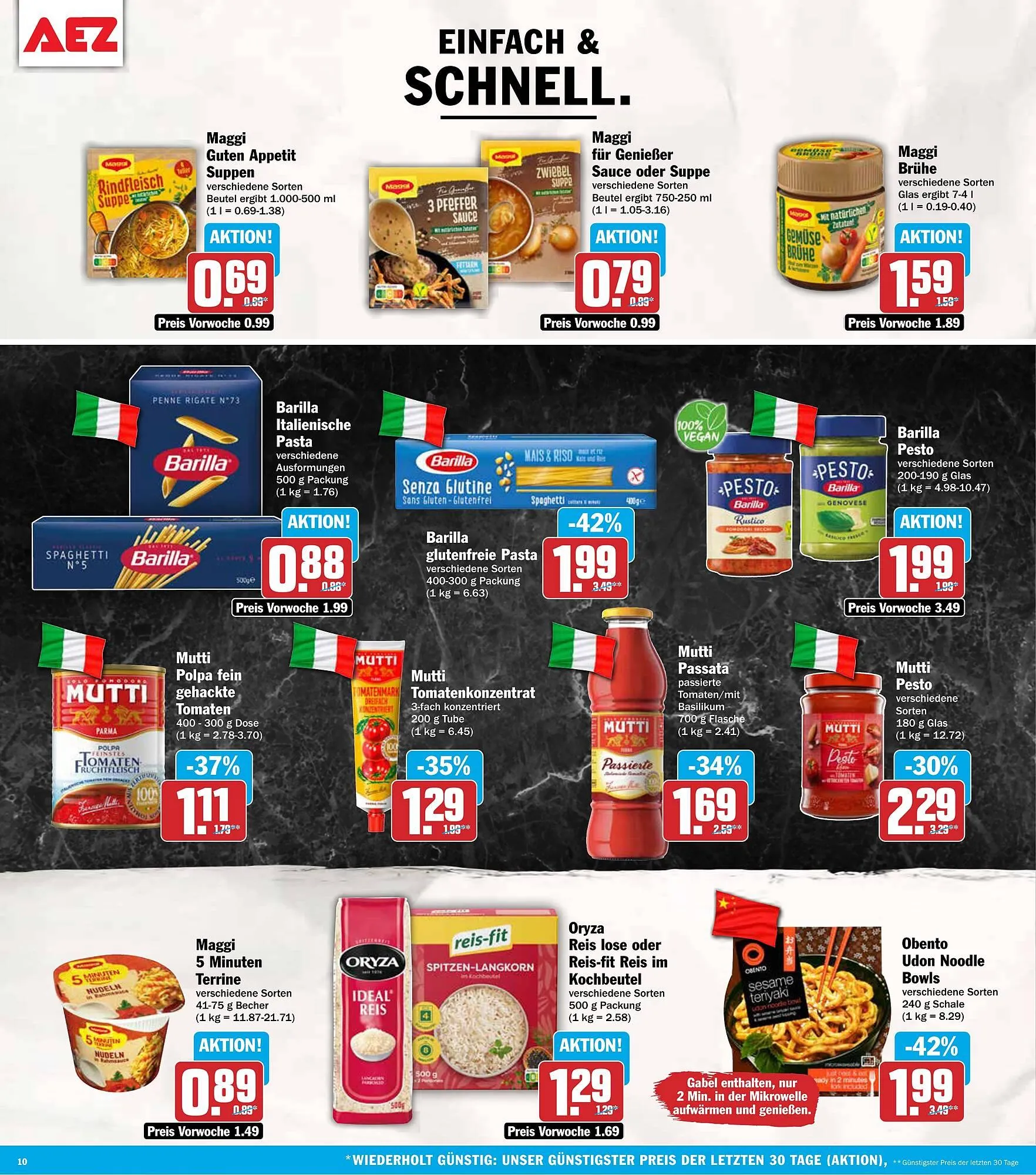 AEZ Prospekt von 26. Januar bis 1. Februar 2026 - Prospekt seite 10