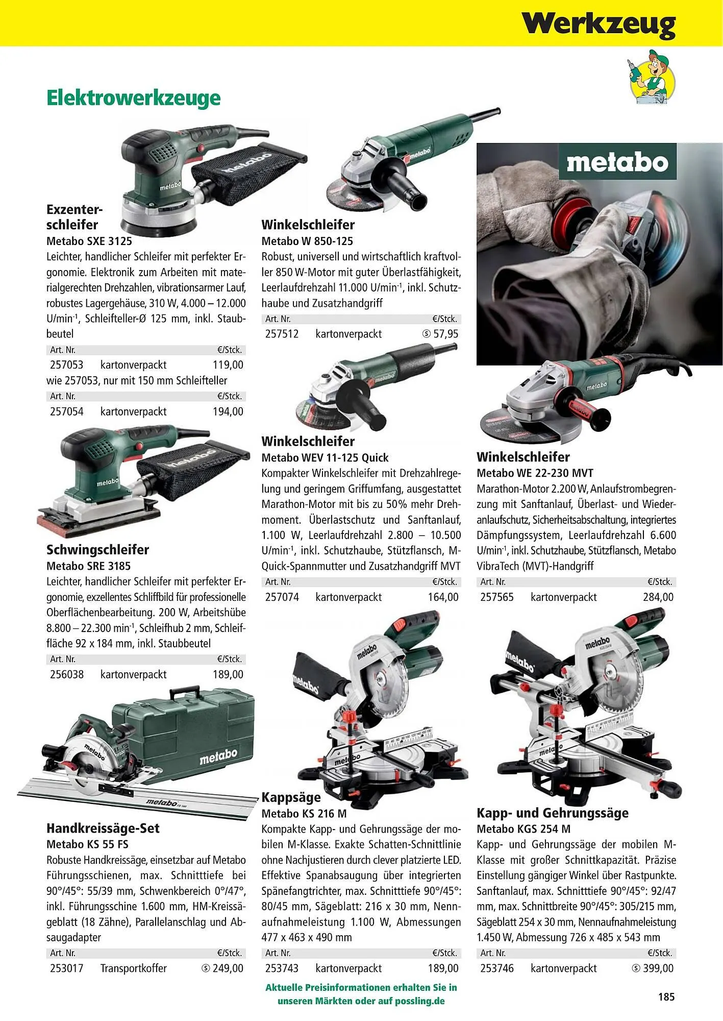 Holz Possling Prospekt von 1. April bis 31. Juli 2026 - Prospekt seite 185