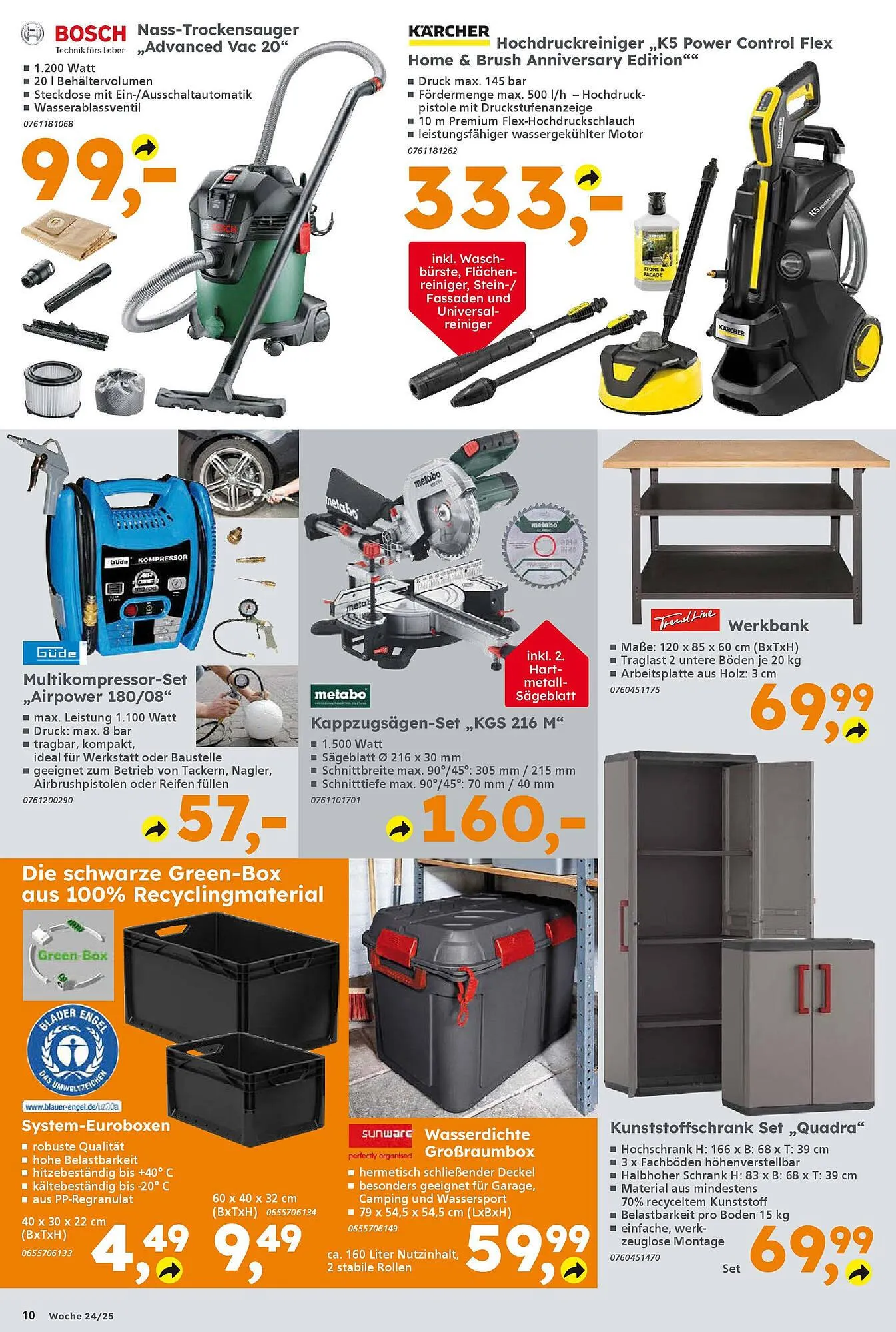 Globus Baumarkt Prospekt von 9. Juni bis 14. Juni 2025 - Prospekt seite 10