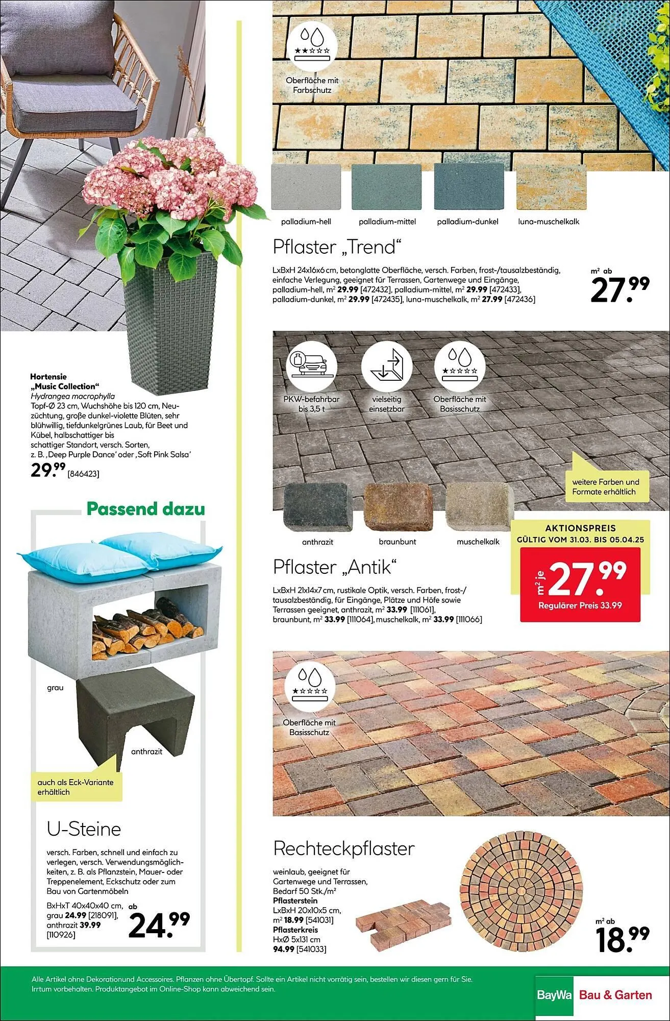 BayWa Prospekt von 31. März bis 6. April 2025 - Prospekt seite 25