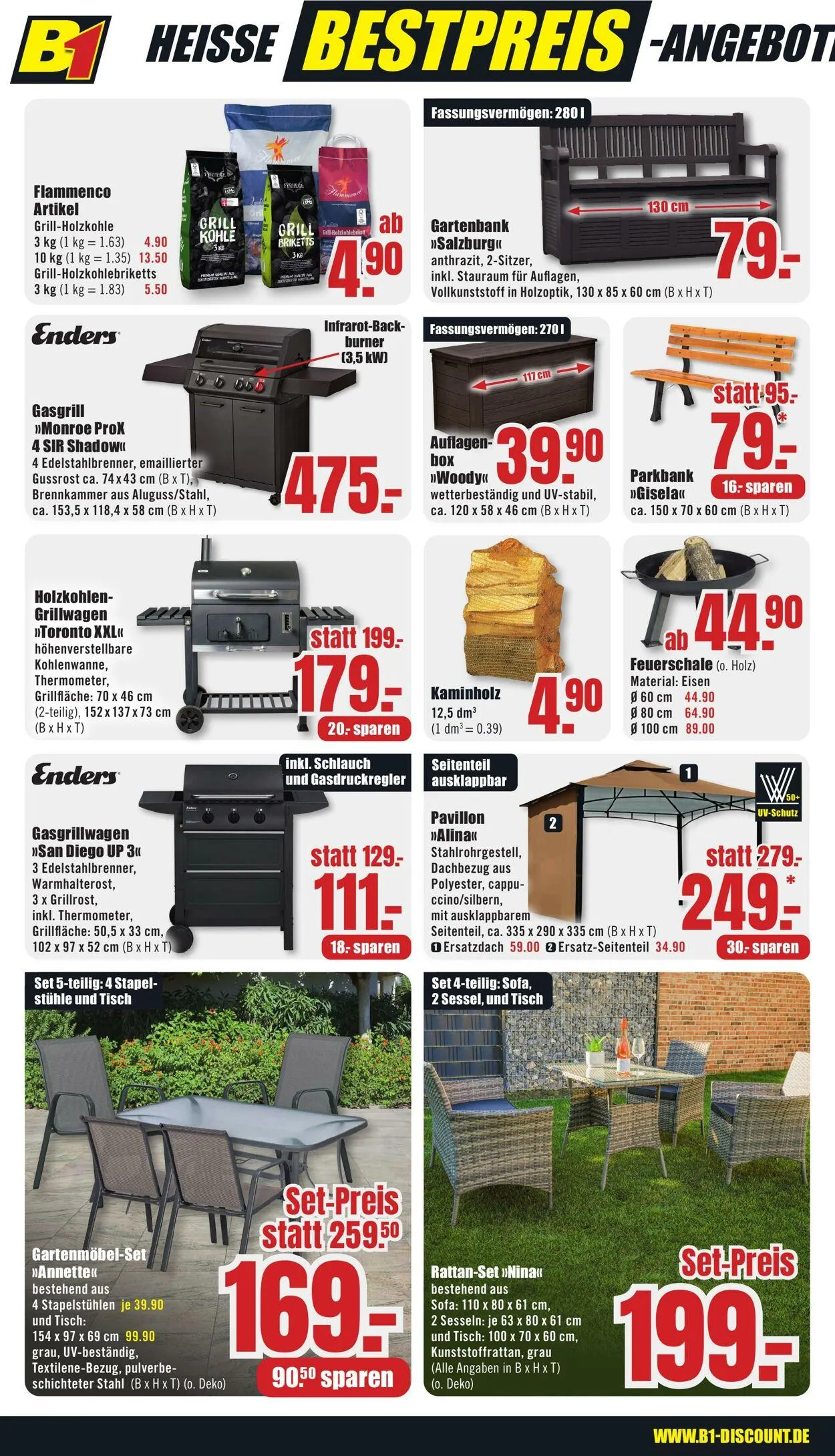 B1 Discount Baumarkt von 22. März bis 28. März 2025 - Prospekt seite 2