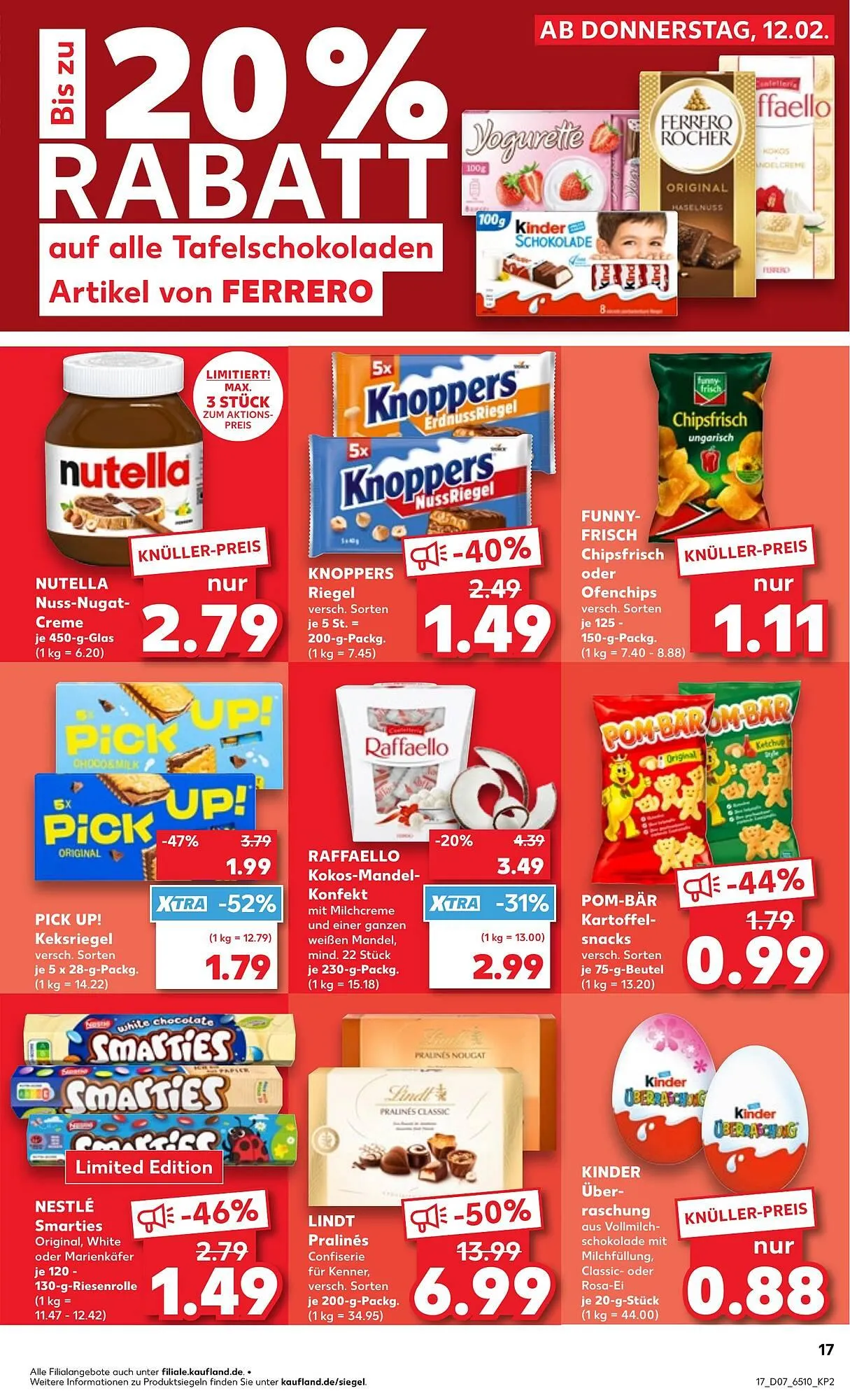 Kaufland Prospekt von 16. Februar bis 18. Februar 2026 - Prospekt seite 17