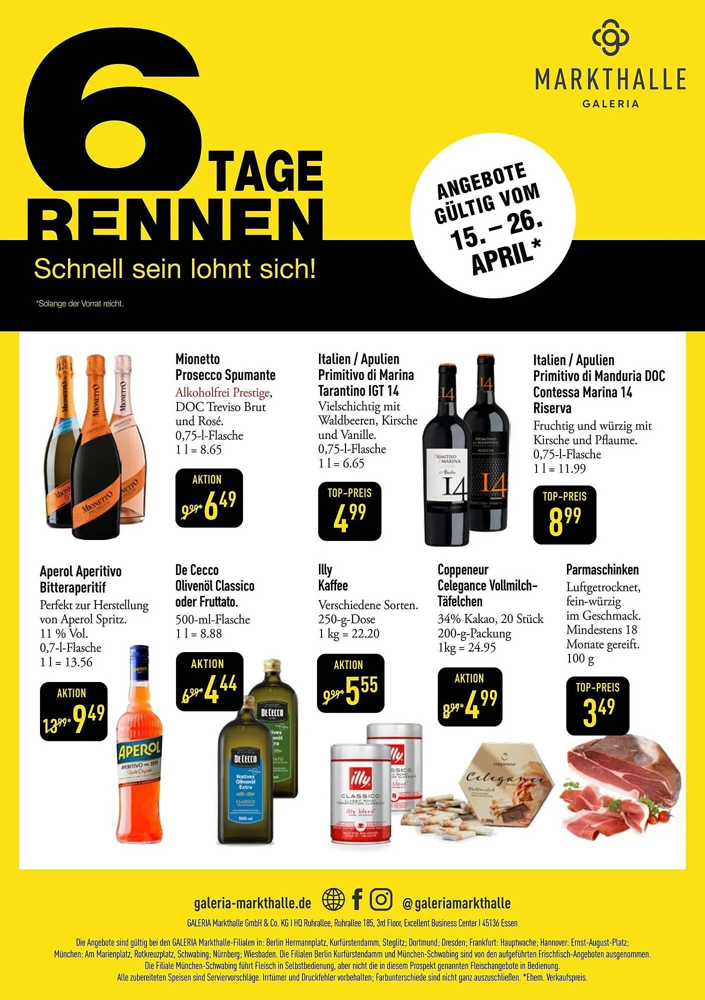 Galeria Markthalle Prospekt von 13. April bis 20. April 2026 - Prospekt seite 12