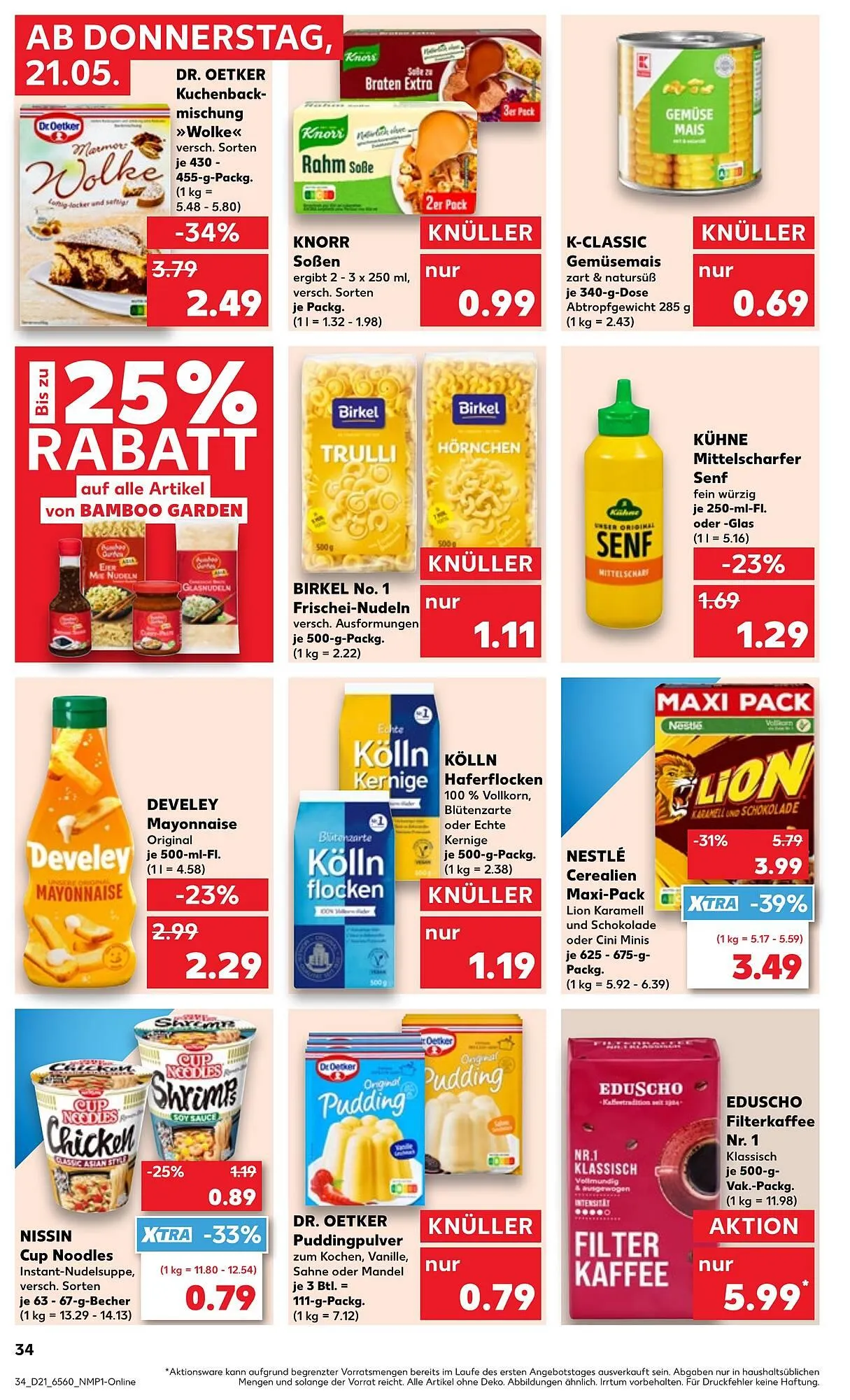 Kaufland Prospekt von 21. Mai bis 27. Mai 2026 - Prospekt seite 34