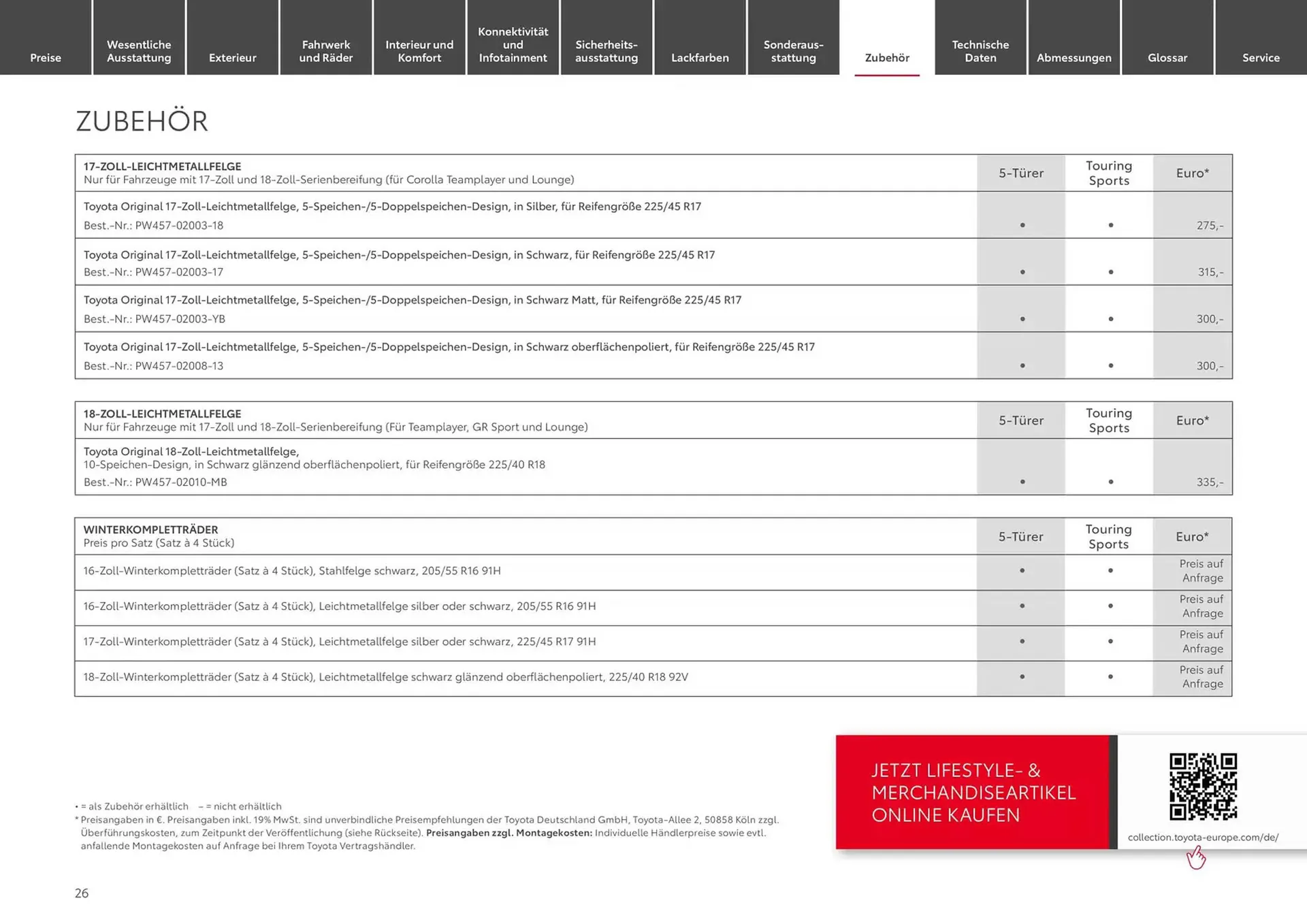 Toyota Prospekt von 24. Januar bis 24. Januar 2026 - Prospekt seite 26