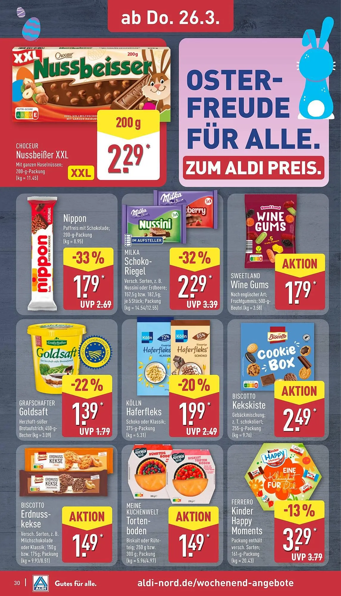 Aldi Nord Prospekt von 23. März bis 28. März 2026 - Prospekt seite 34