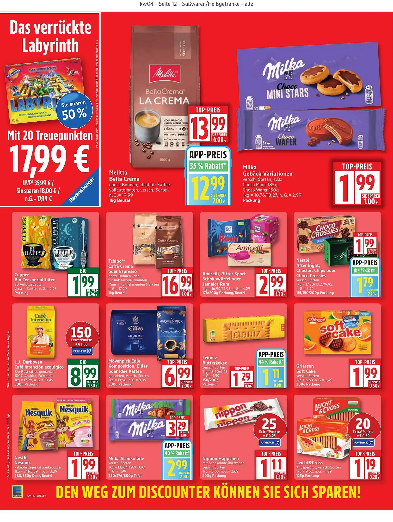 Edeka Prospekt von 19. Januar bis 24. Januar 2026 - Prospekt seite 12