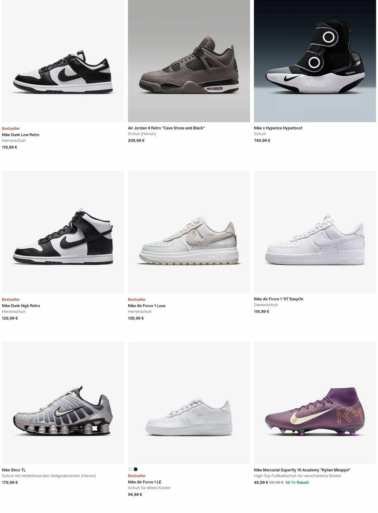 Nike Aktueller Prospekt - 1