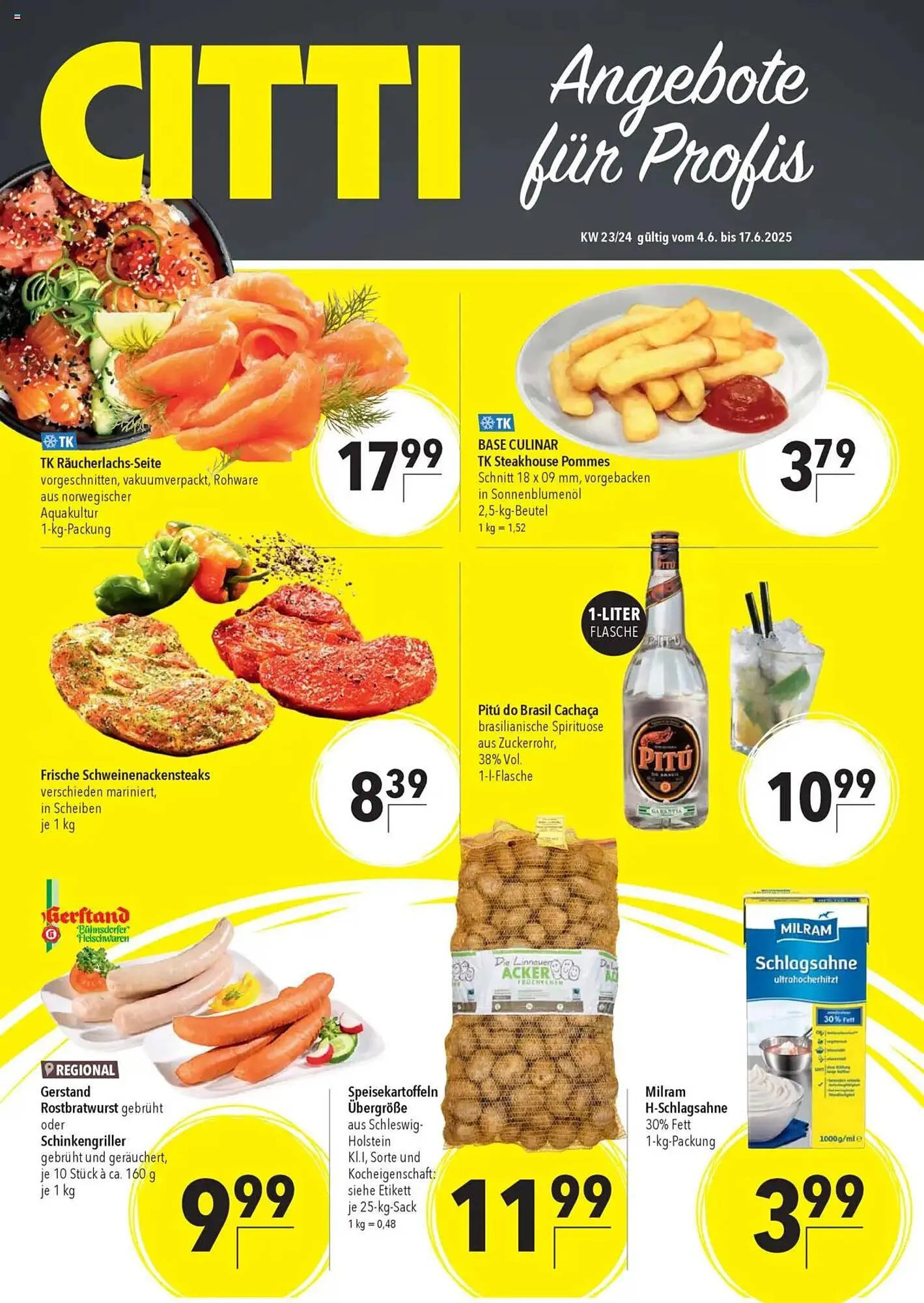 CITTI Markt Prospekt von 4. Juni bis 17. Juni 2025 - Prospekt seite 1