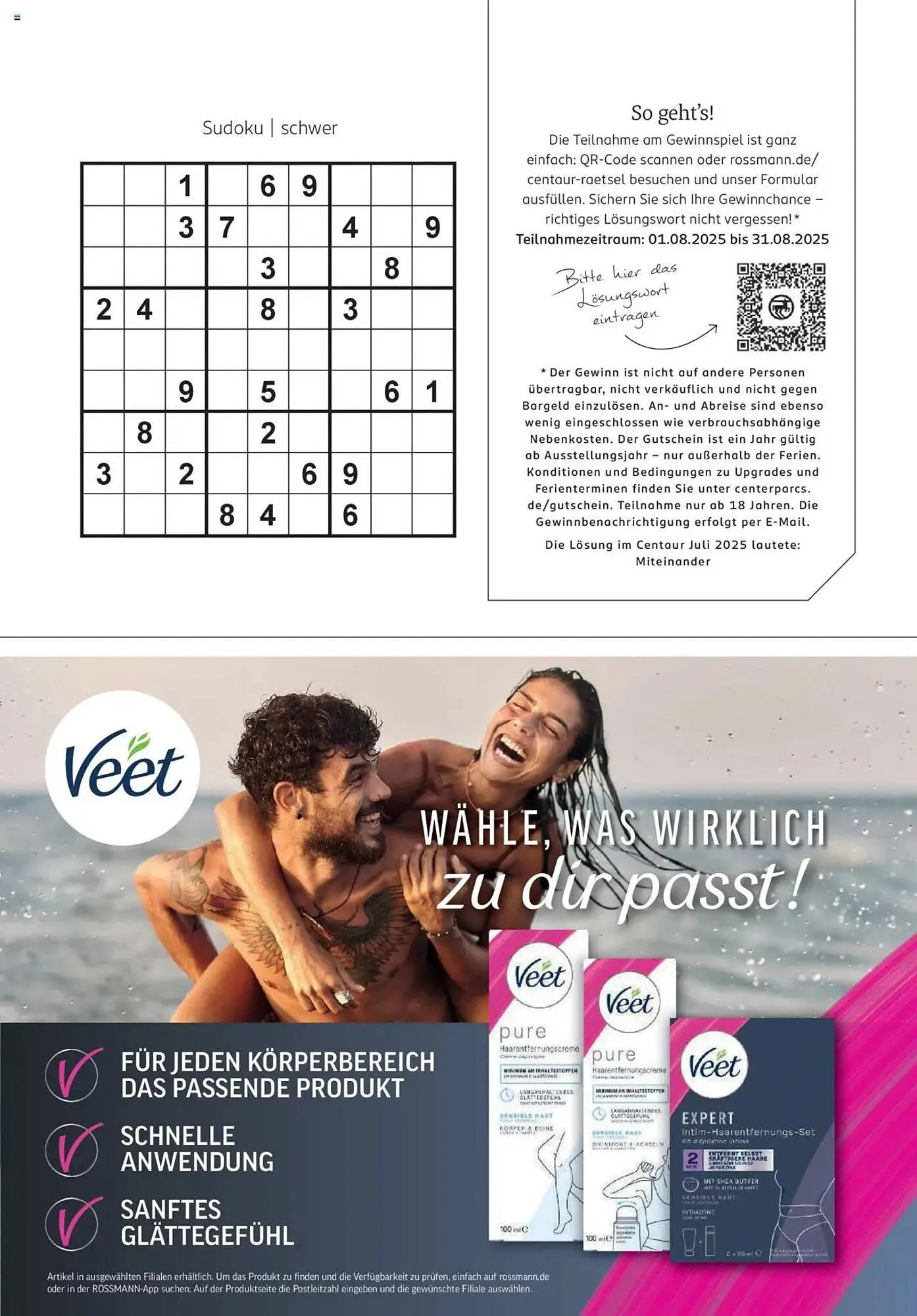 Rossmann Prospekt von 1. August bis 31. August 2025 - Prospekt seite 89