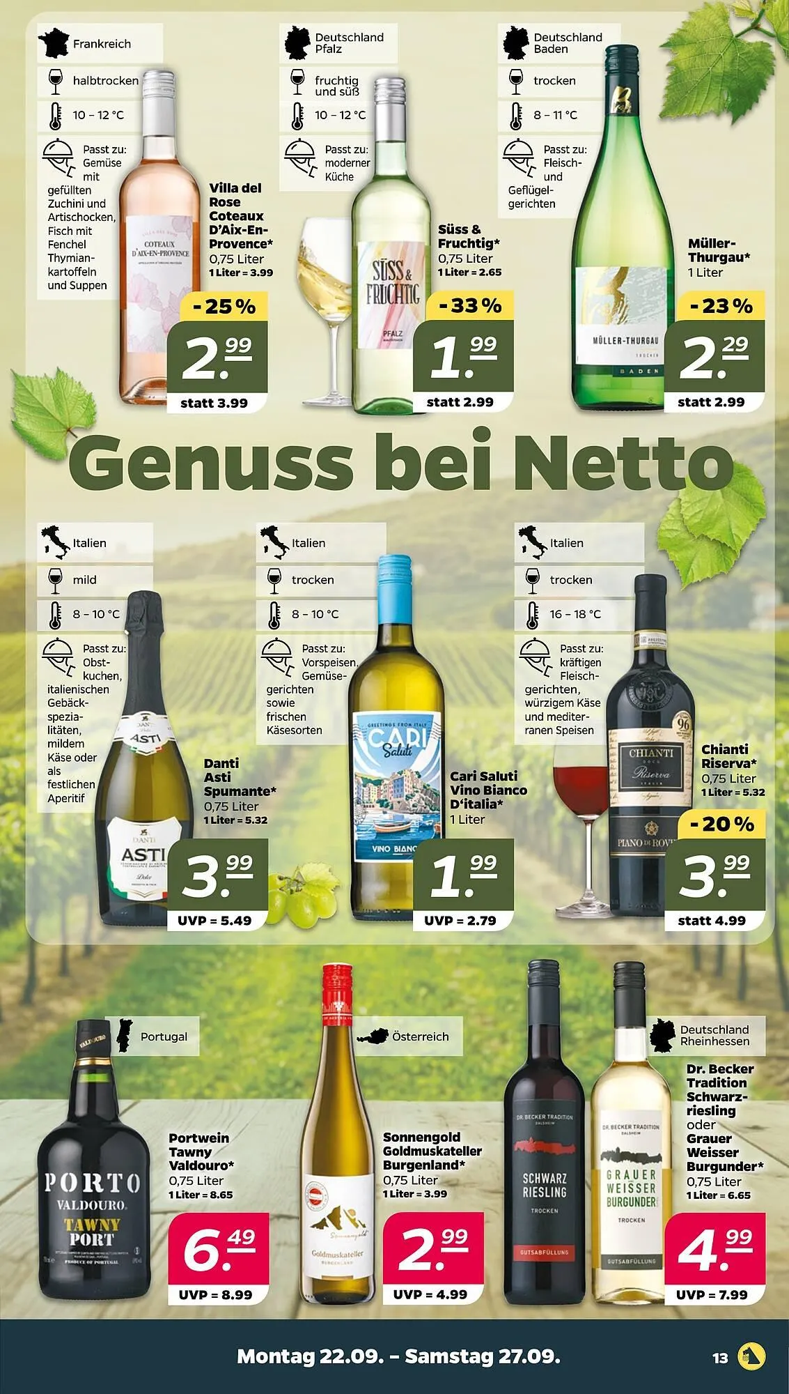 NETTO Prospekt von 22. September bis 27. September 2025 - Prospekt seite 13