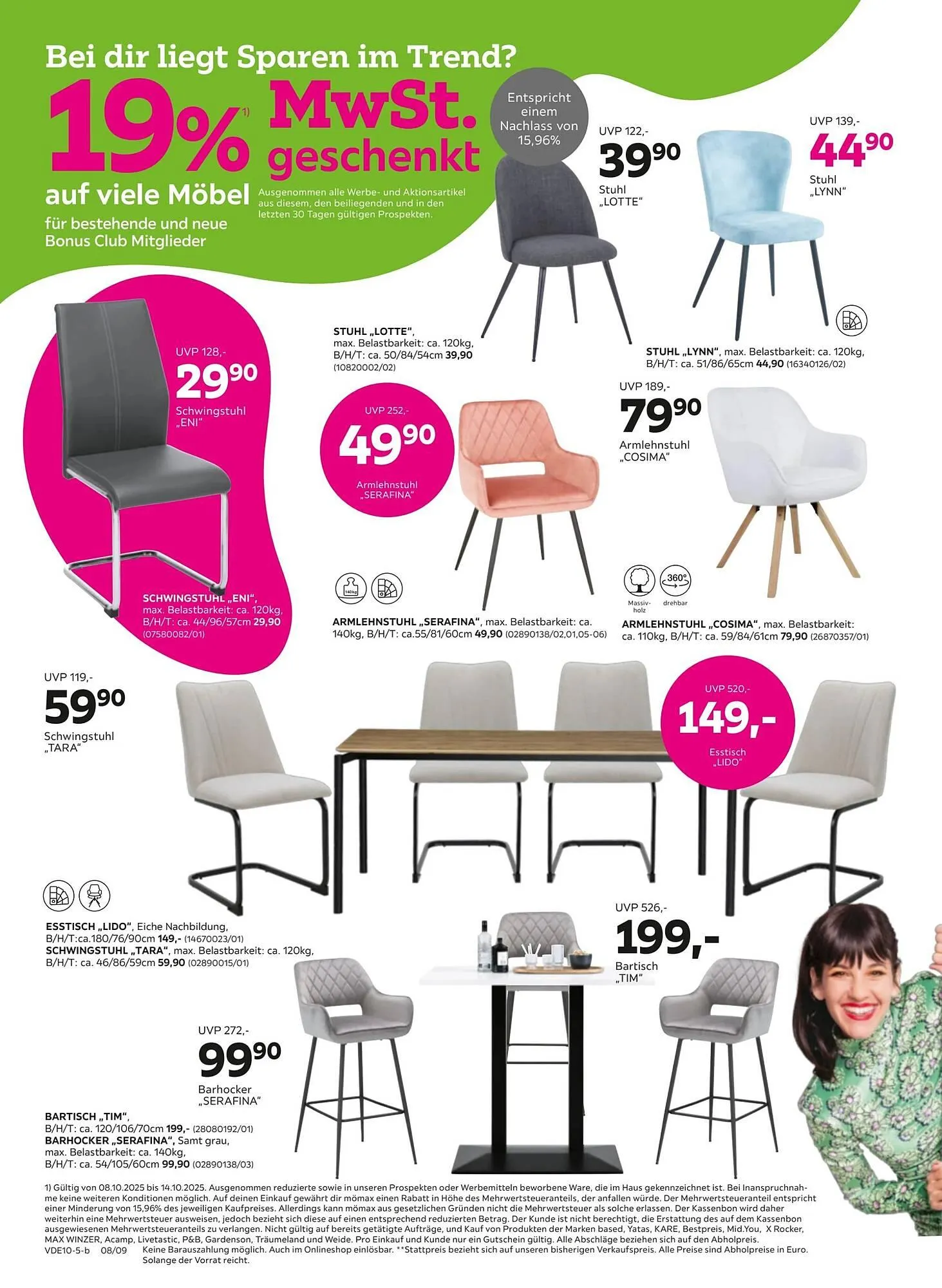 Mömax Prospekt von 6. Oktober bis 15. Oktober 2025 - Prospekt seite 8