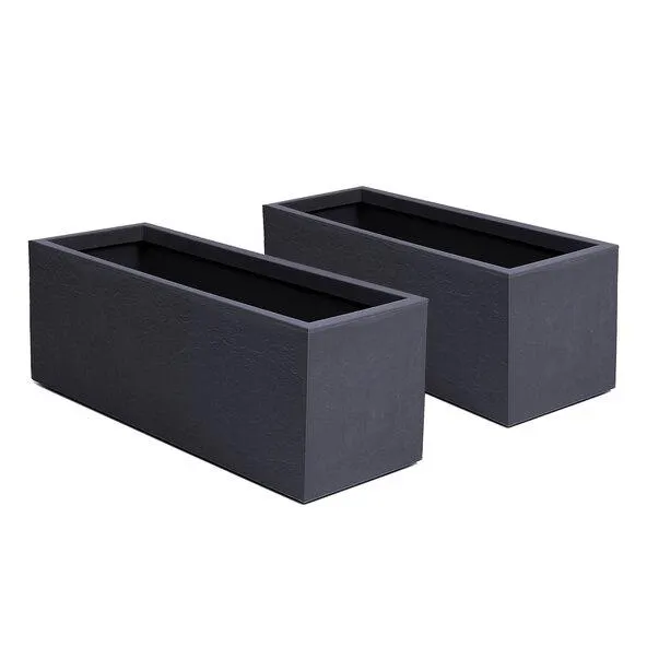 Pflanzkübel Vulkan 57 l, 2er Set