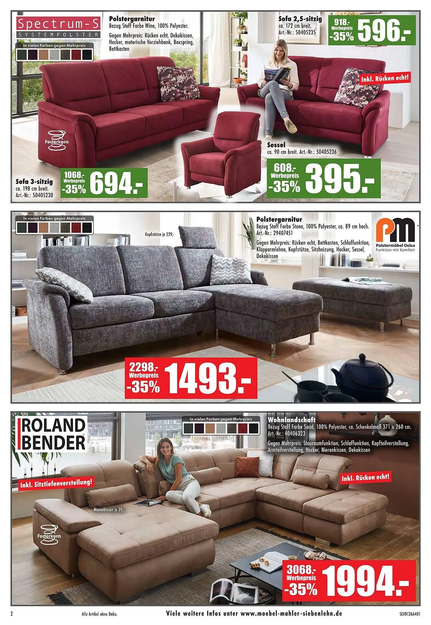 Möbel Mahler Katalog von 21. Januar bis 3. Februar 2026 - Prospekt seite 2