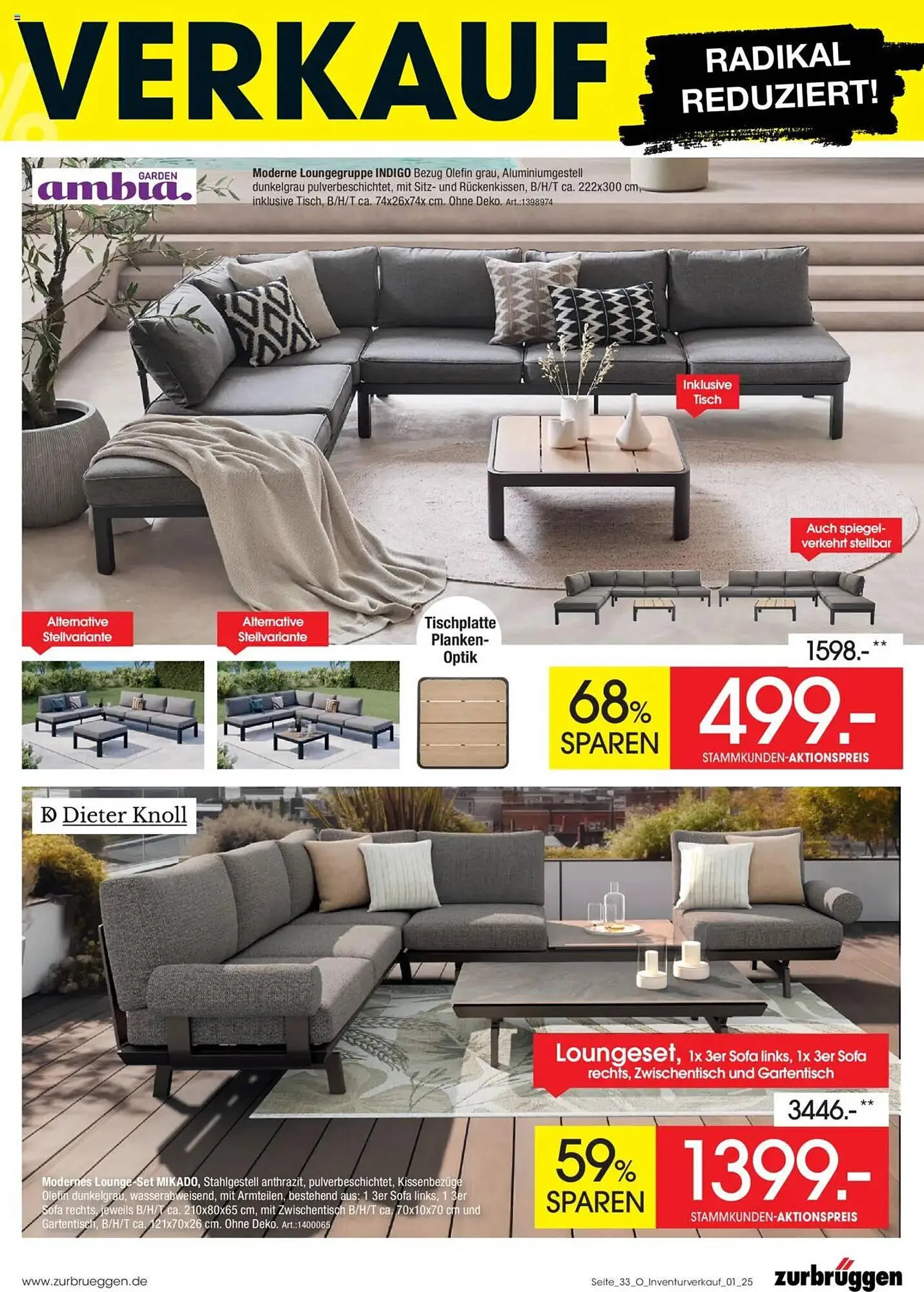 Zurbrüggen Prospekt von 3. Juli bis 31. Juli 2025 - Prospekt seite 35