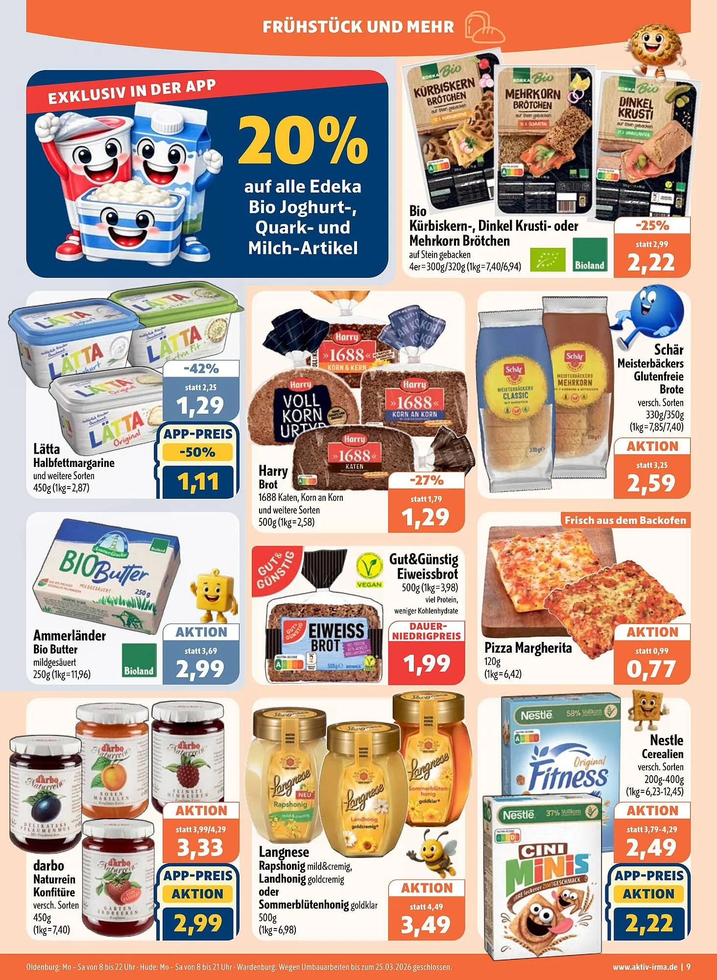 Aktiv Irma Prospekt von 16. März bis 21. März 2026 - Prospekt seite 9