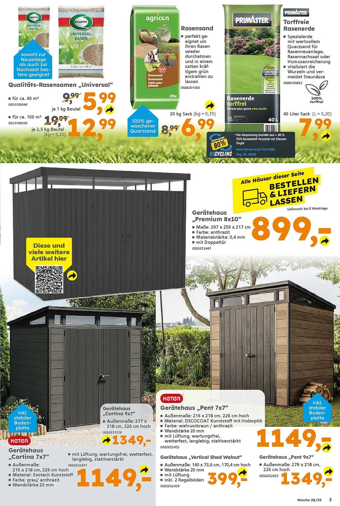 Globus Baumarkt Prospekt von 6. Juli bis 12. Juli 2025 - Prospekt seite 3