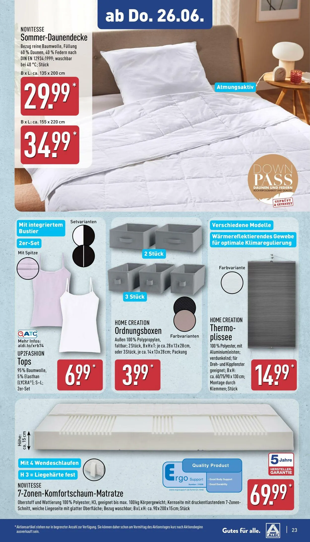 Aldi-Nord von 23. Juni bis 28. Juni 2025 - Prospekt seite 27