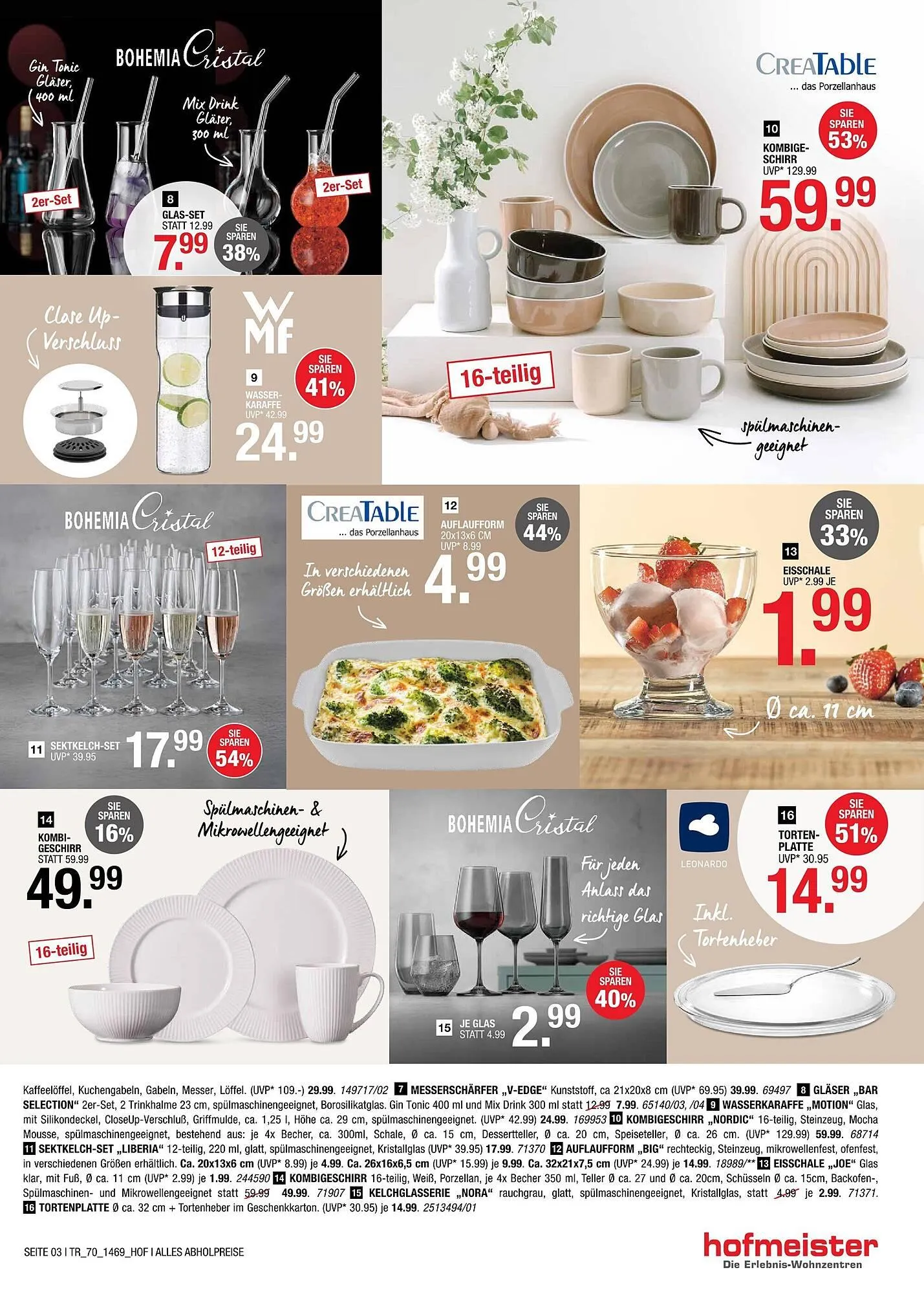 Hofmeister Prospekt von 8. April bis 5. Mai 2026 - Prospekt seite 3