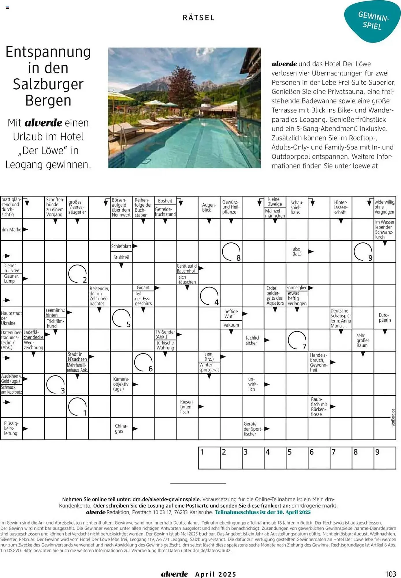 dm drogerie Prospekt von 1. April bis 30. April 2025 - Prospekt seite 103