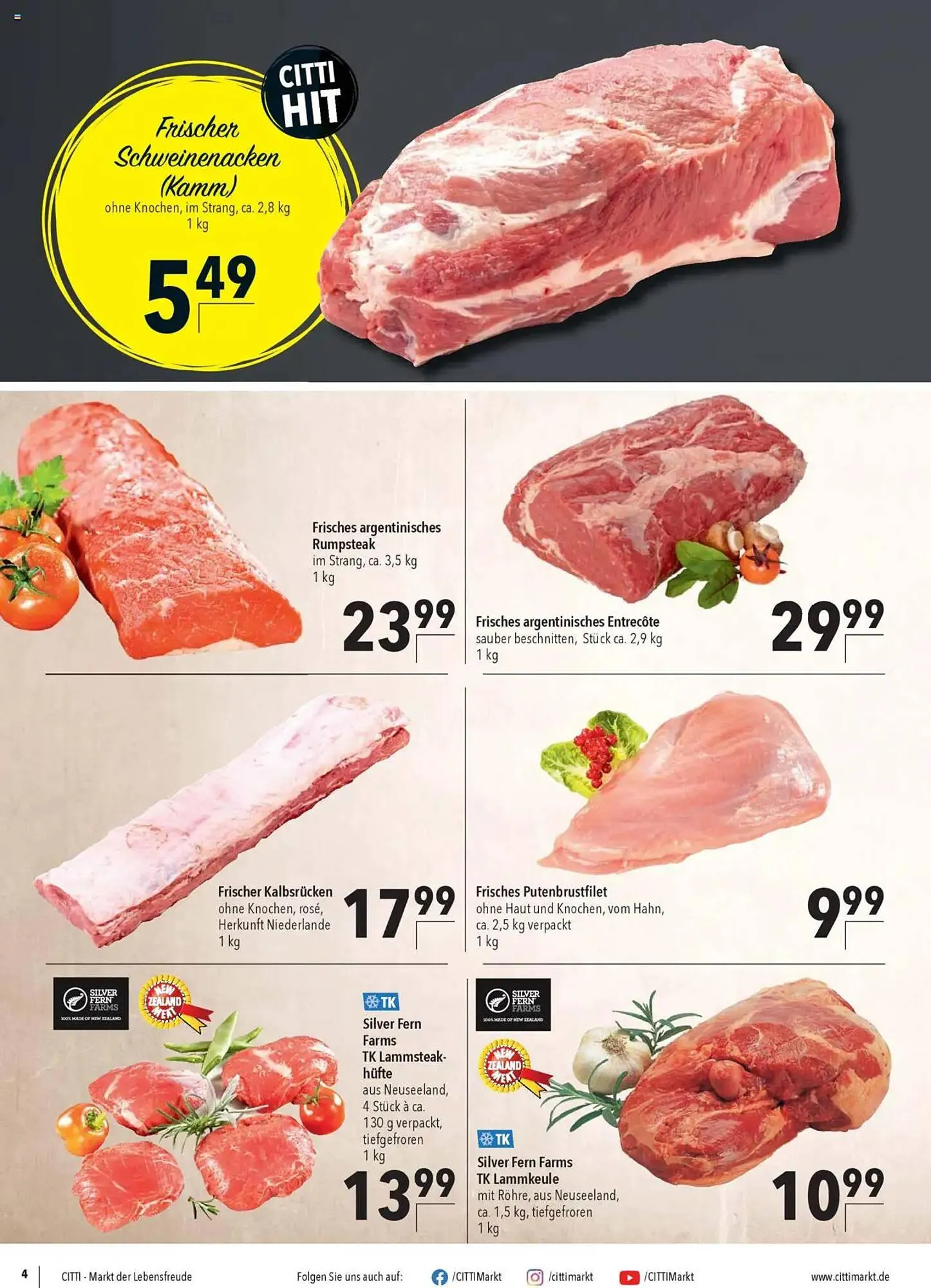 CITTI Markt Prospekt von 9. April bis 22. April 2025 - Prospekt seite 4