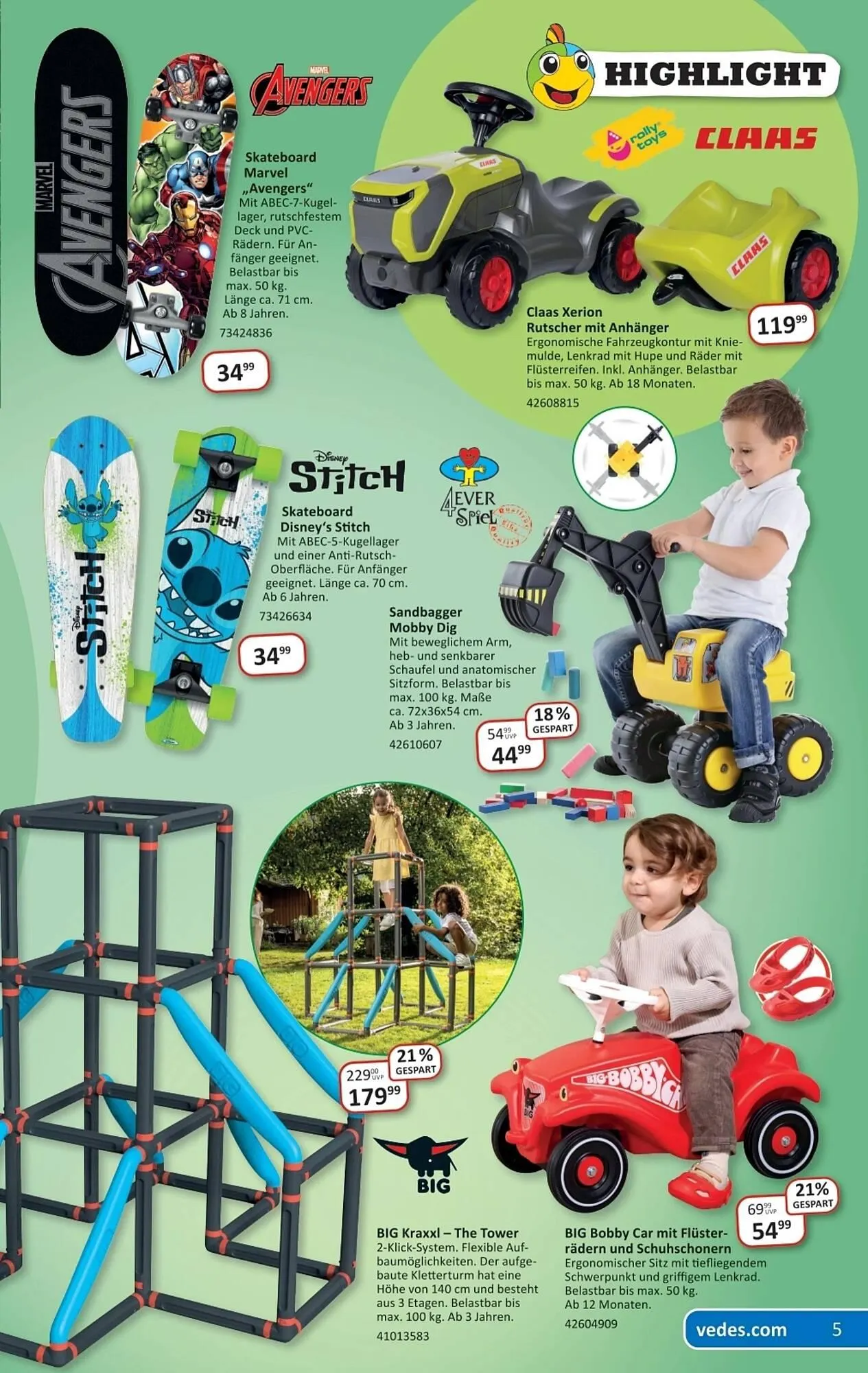 Vedes Prospekt von 31. März bis 1. Mai 2025 - Prospekt seite 5