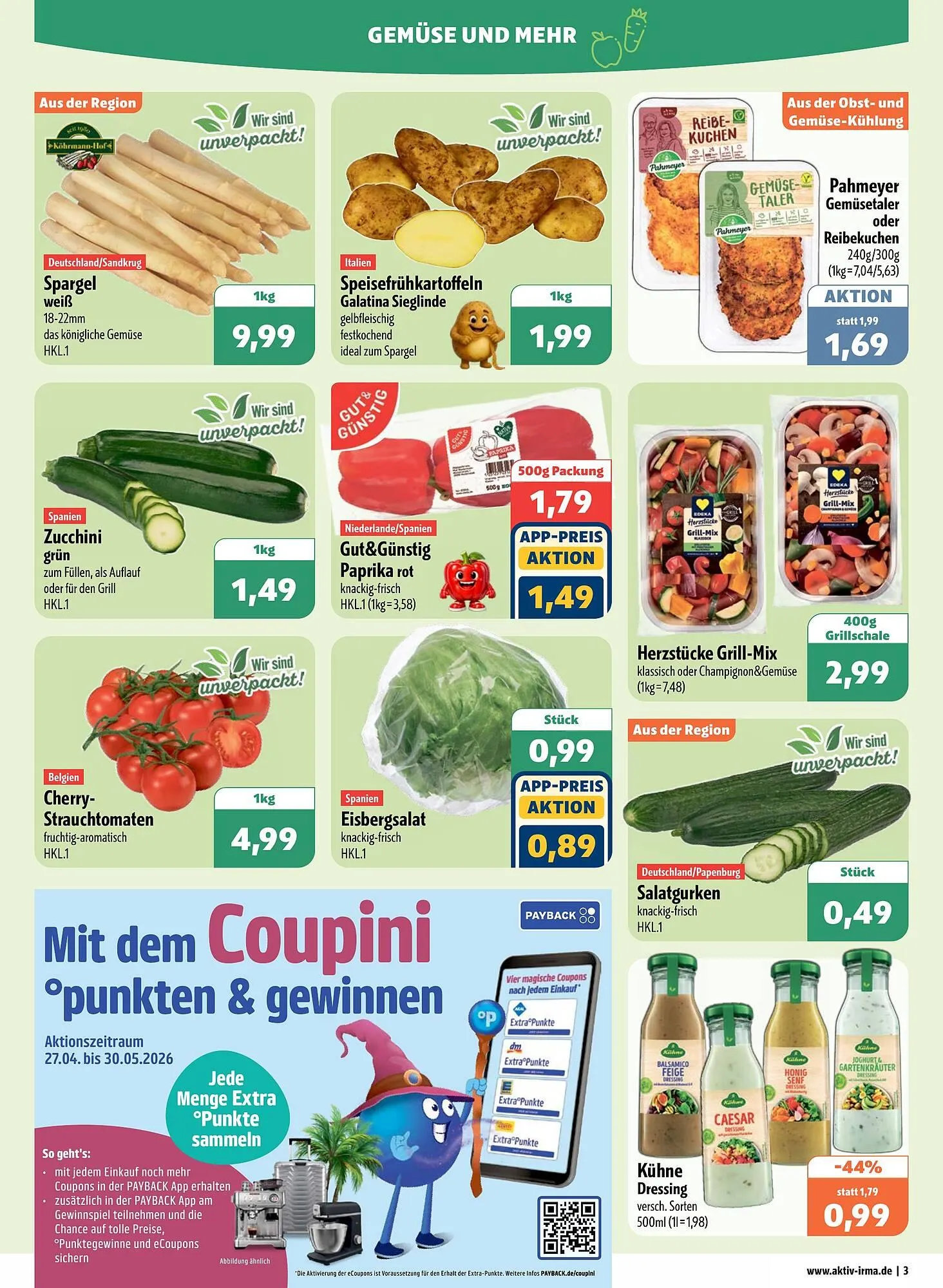 Aktiv Irma Prospekt von 27. April bis 2. Mai 2026 - Prospekt seite 3