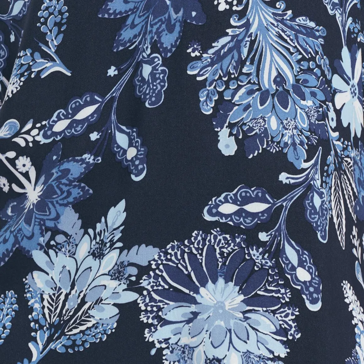 Damen Blusentop mit floralem Allover-Muster