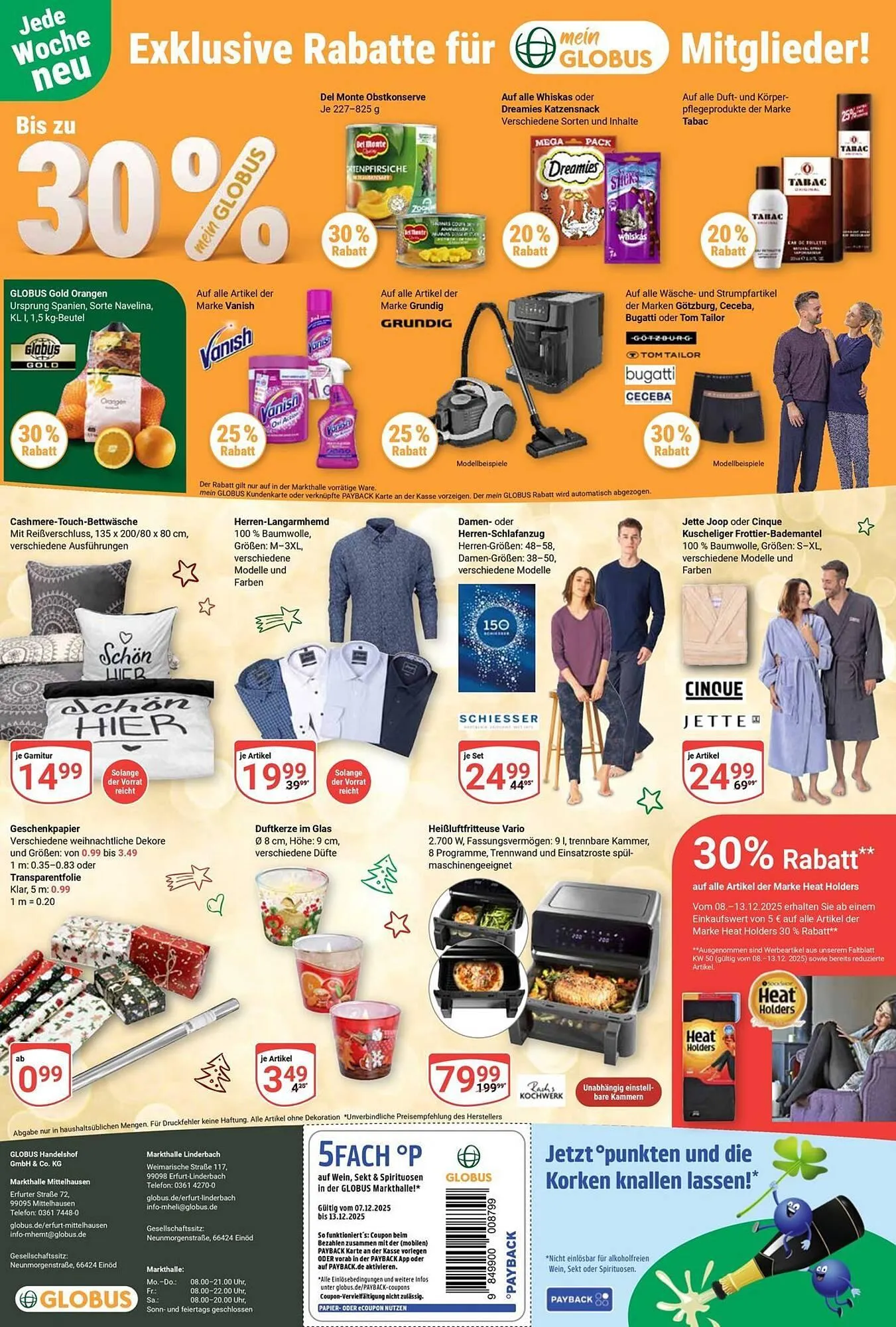 Globus Prospekt von 8. Dezember bis 13. Dezember 2025 - Prospekt seite 34