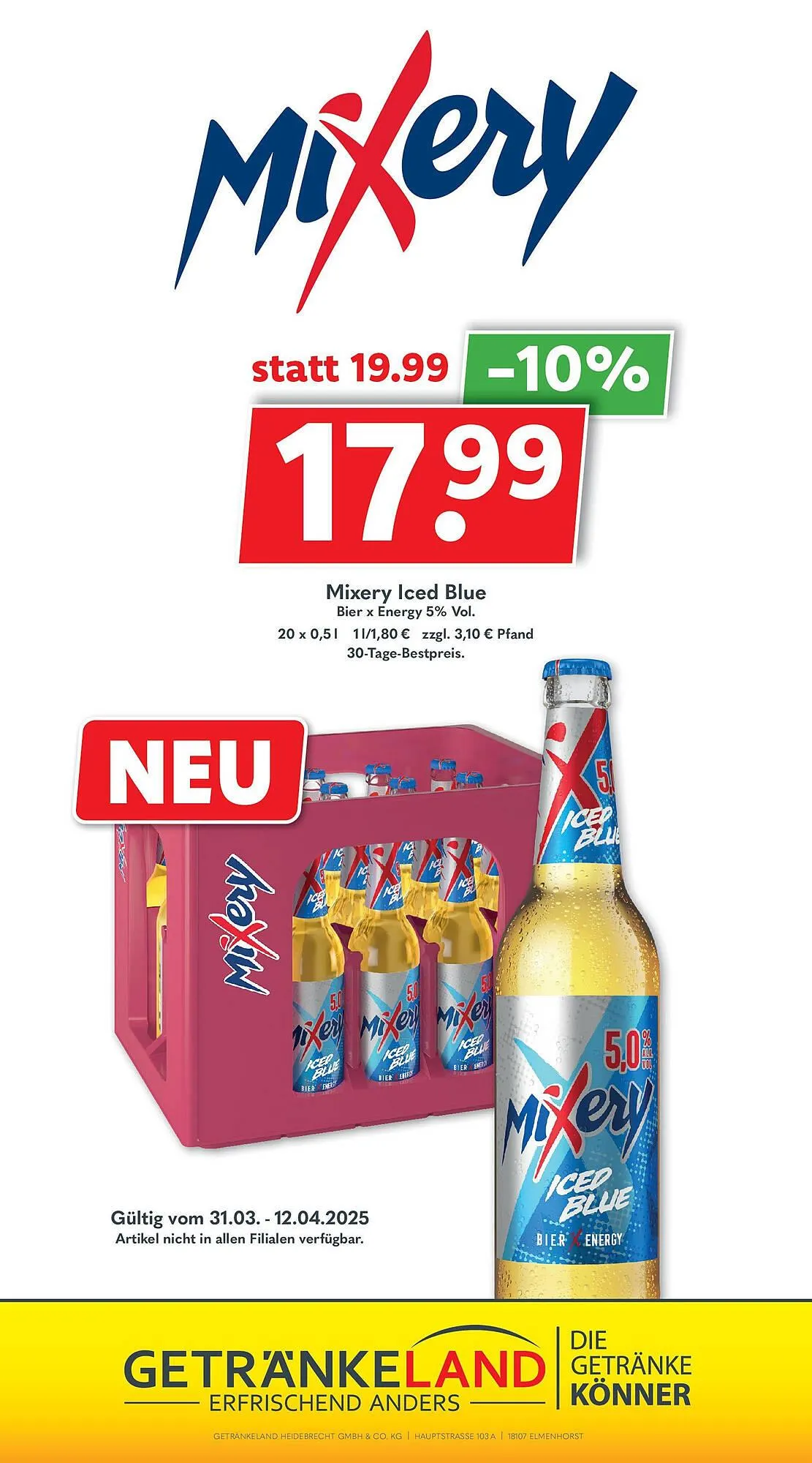 Getränkeland Prospekt von 30. März bis 12. April 2025 - Prospekt seite 11