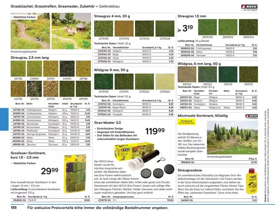 Modellbahn Katalog von 29. Oktober bis 31. Dezember 2025 - Prospekt seite 190