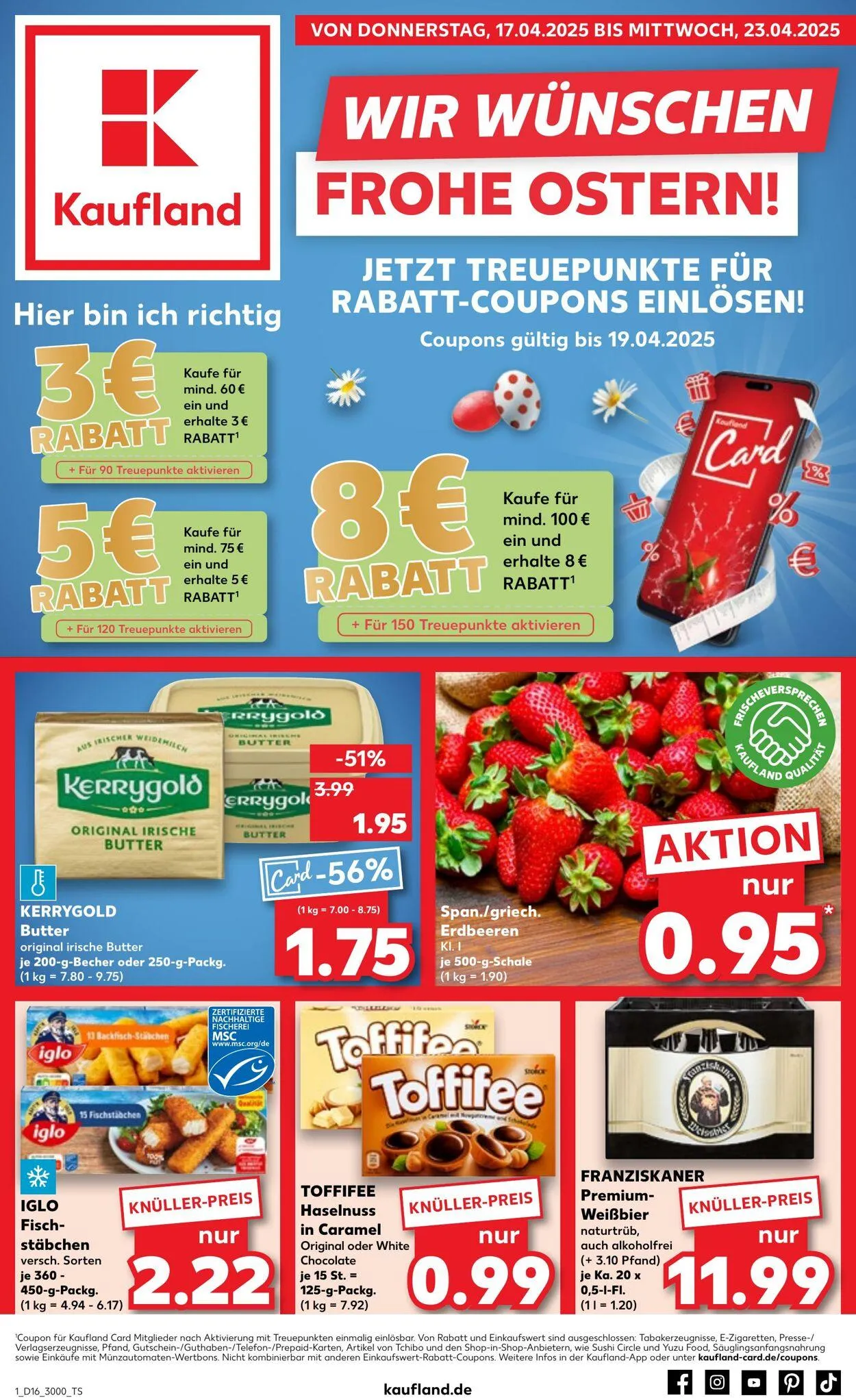 Kaufland - Bergen von 17. April bis 23. April 2025 - Prospekt seite 1