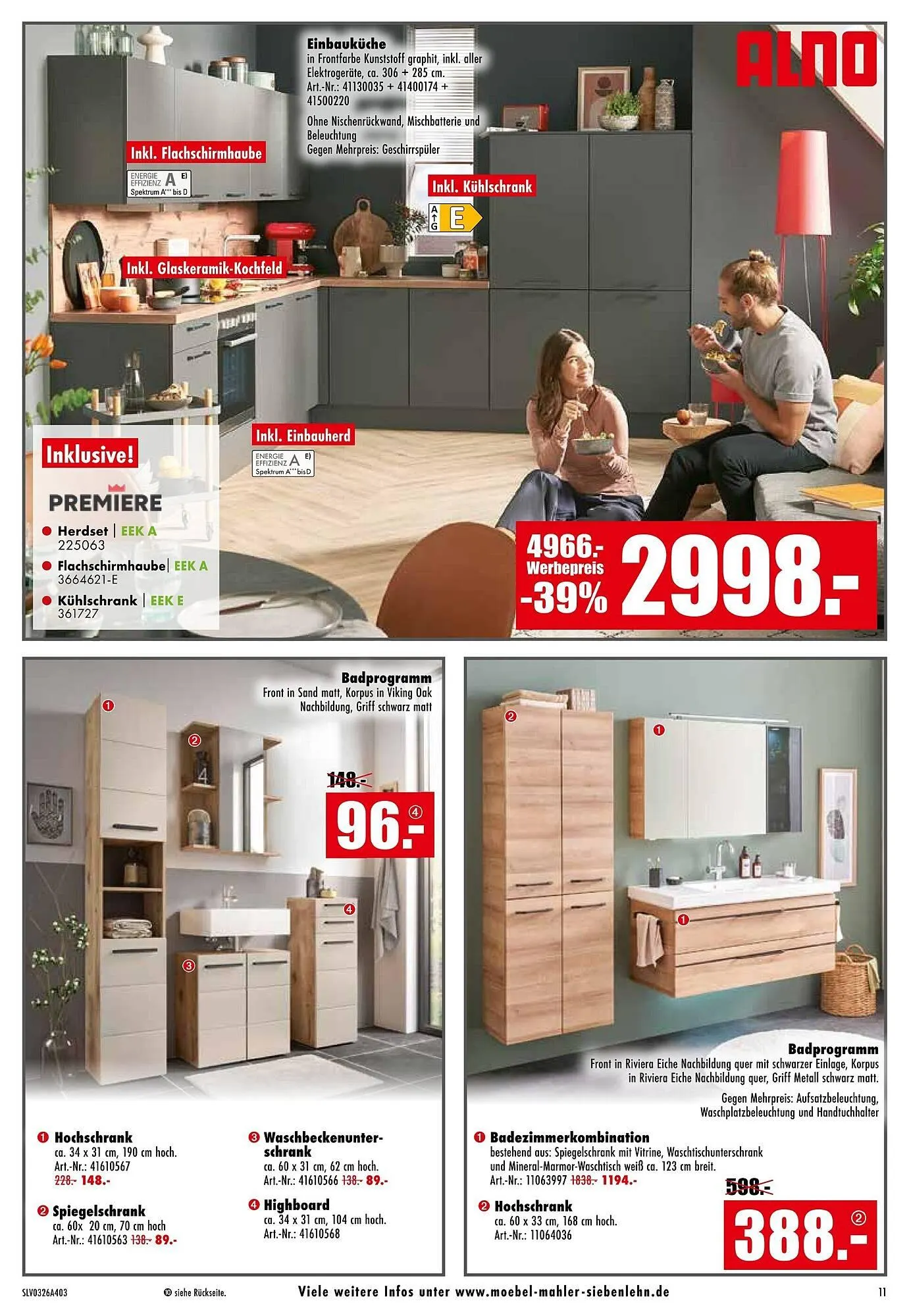 Möbel Mahler Katalog von 4. März bis 7. April 2026 - Prospekt seite 11