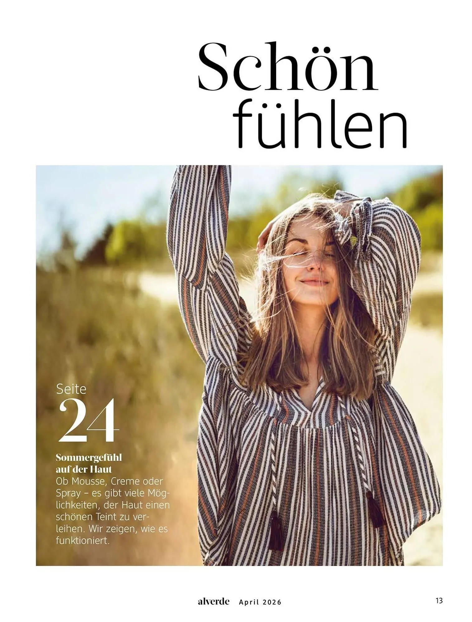 Dm drogerie Magazin von 1. April bis 30. April 2026 - Prospekt seite 13