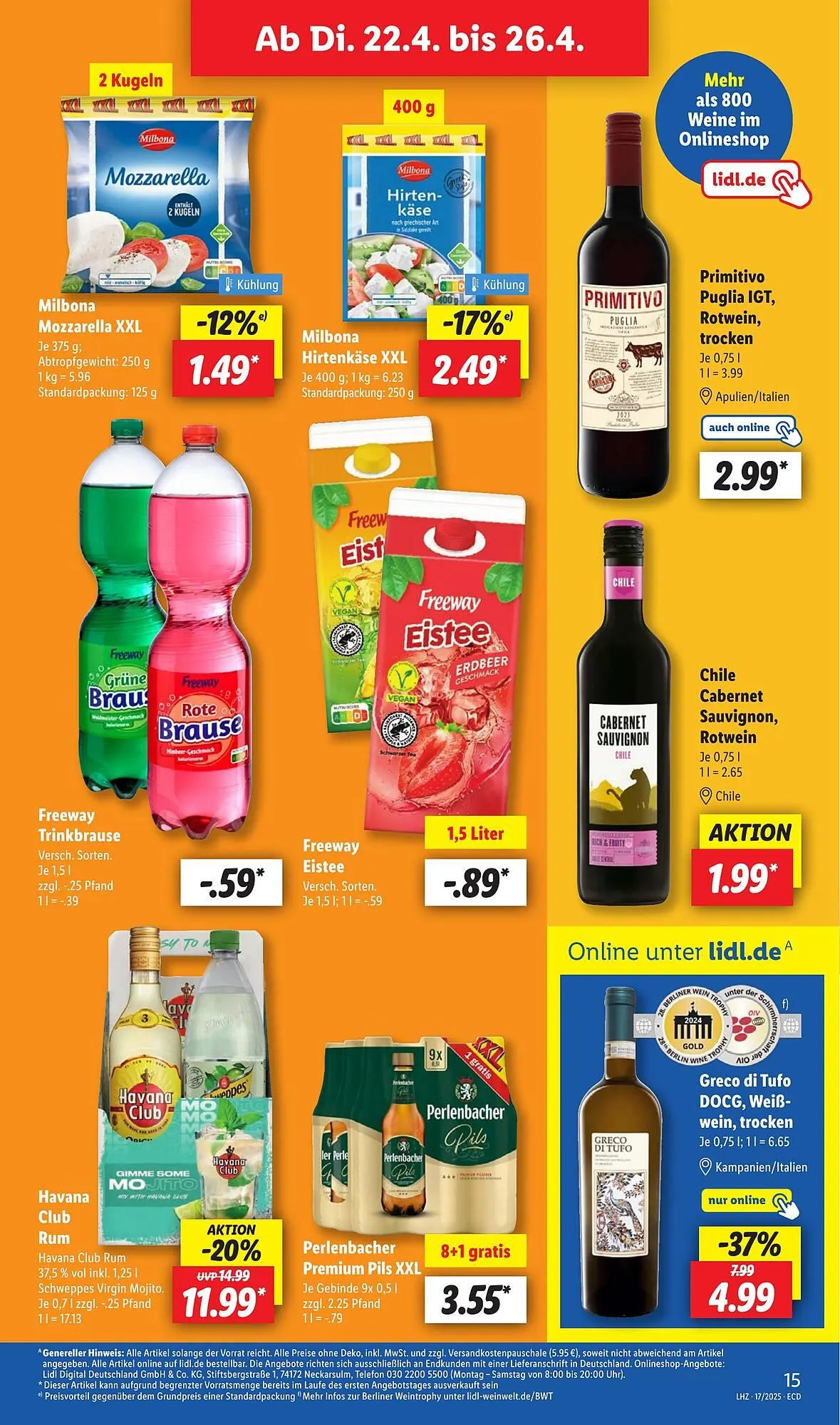 Lidl Prospekt von 22. April bis 26. April 2025 - Prospekt seite 25