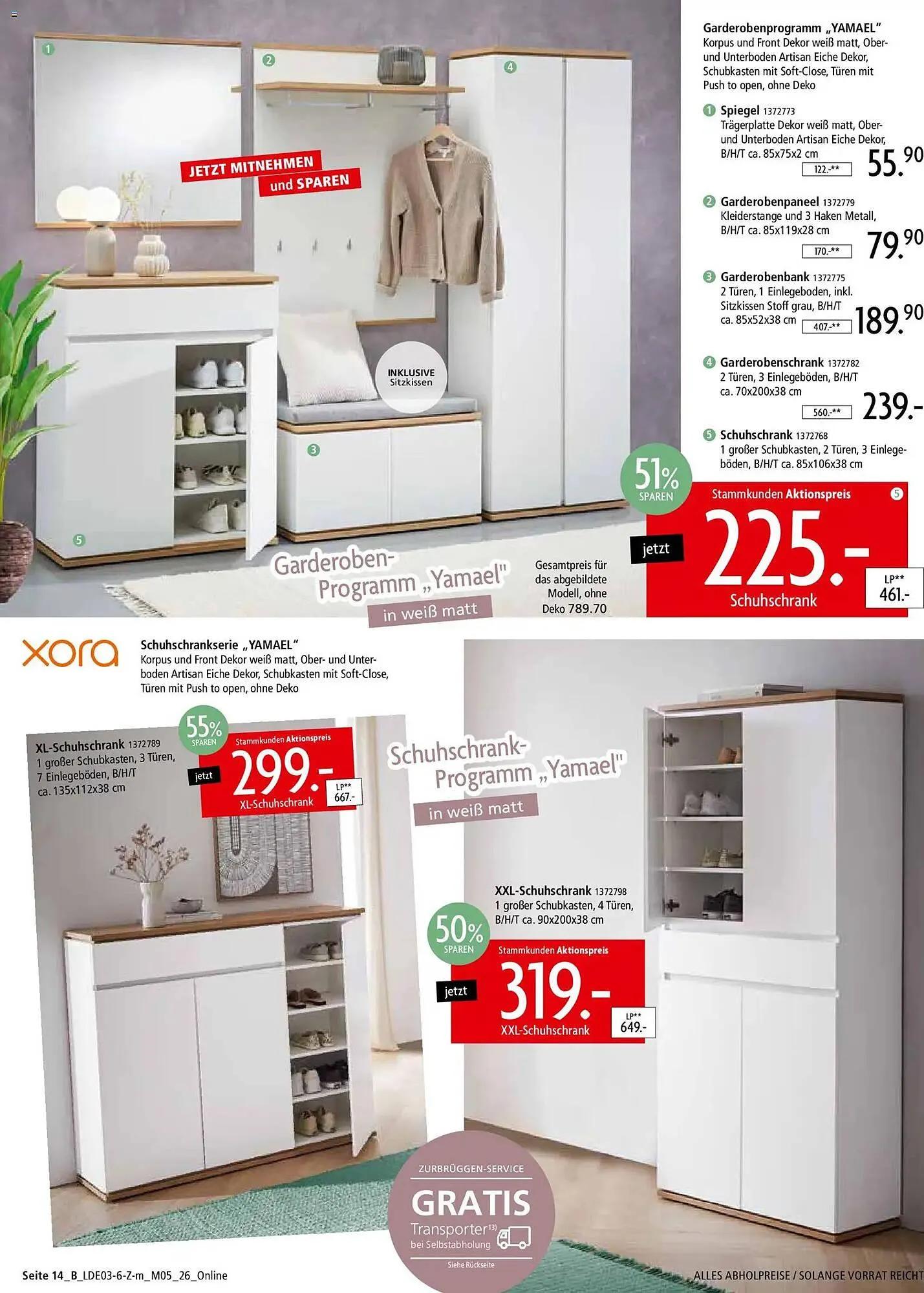 Zurbrüggen Prospekt von 28. März bis 2. Mai 2026 - Prospekt seite 22