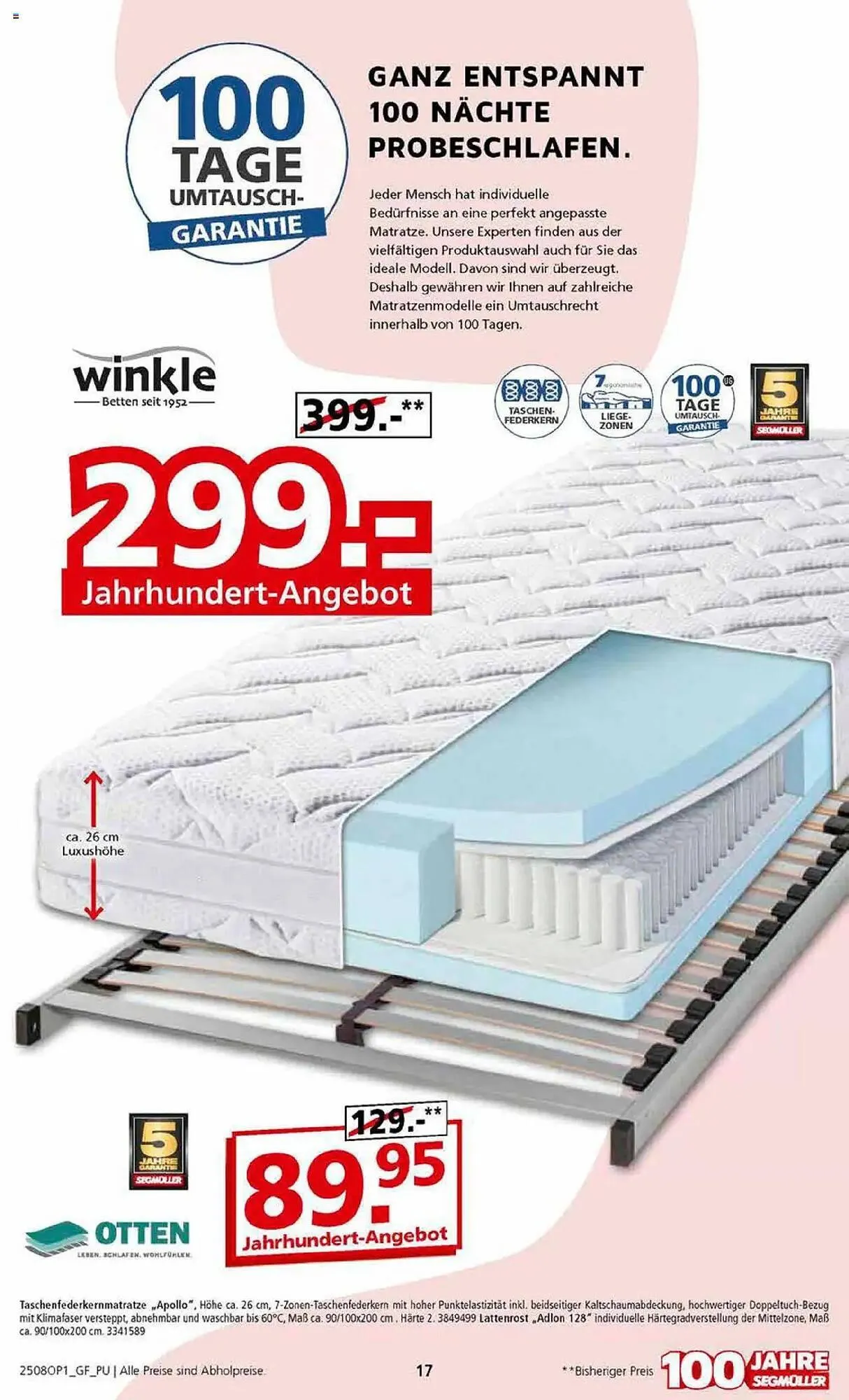 Segmüller Prospekt von 28. Juli bis 2. November 2025 - Prospekt seite 17