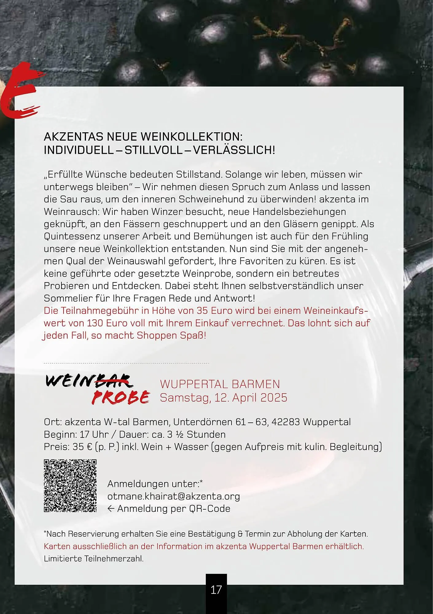 akzenta Prospekt von 1. April bis 30. Juni 2025 - Prospekt seite 17